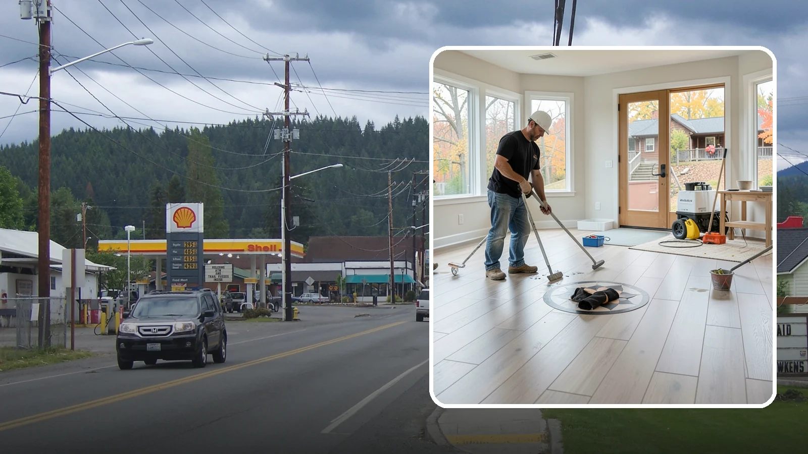 Luxury Vinyl Plank Flooring in Granite Falls, Snohomish County, WA - Waterproof luxury vinyl plank flooring built for the wet, busy realities of Northwest family life.