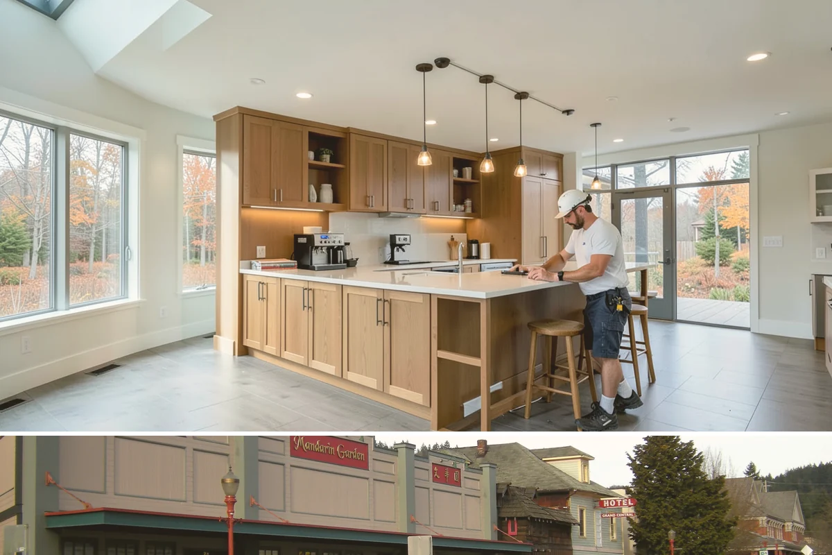 Luxury Vinyl Plank Flooring in Issaquah, King County, WA - Because it is waterproof and low-fuss, LVP can be installed comfortably in any season, including our rainy winter months.