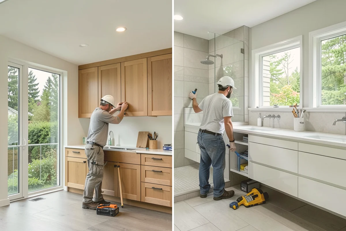 Luxury Vinyl Plank Flooring in Kent, King County, WA - Inspect and clean the existing subfloor