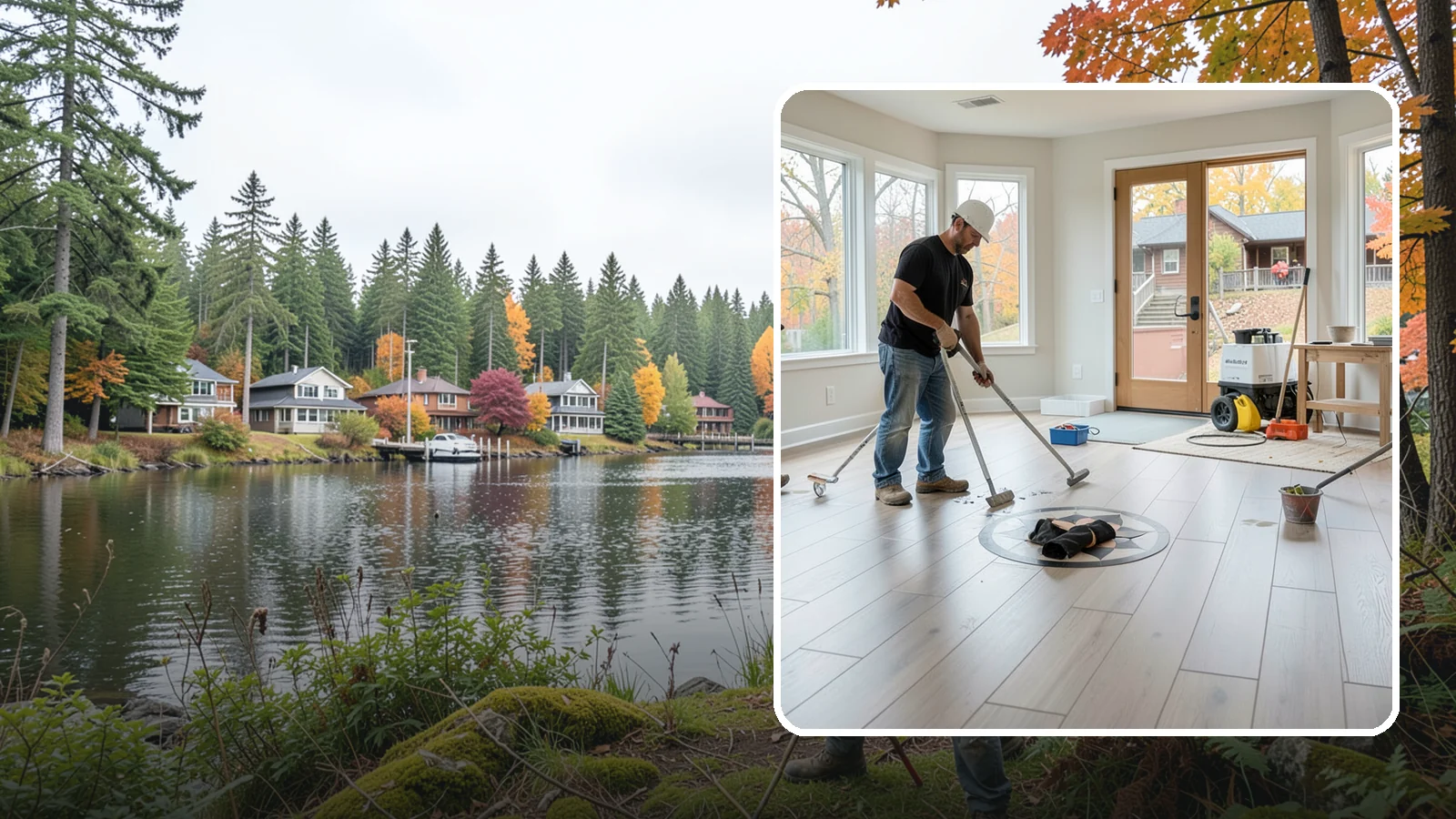Luxury Vinyl Plank Flooring in La Conner, Skagit County, WA - Waterproof luxury vinyl plank flooring built for the wet, busy realities of Northwest family life.