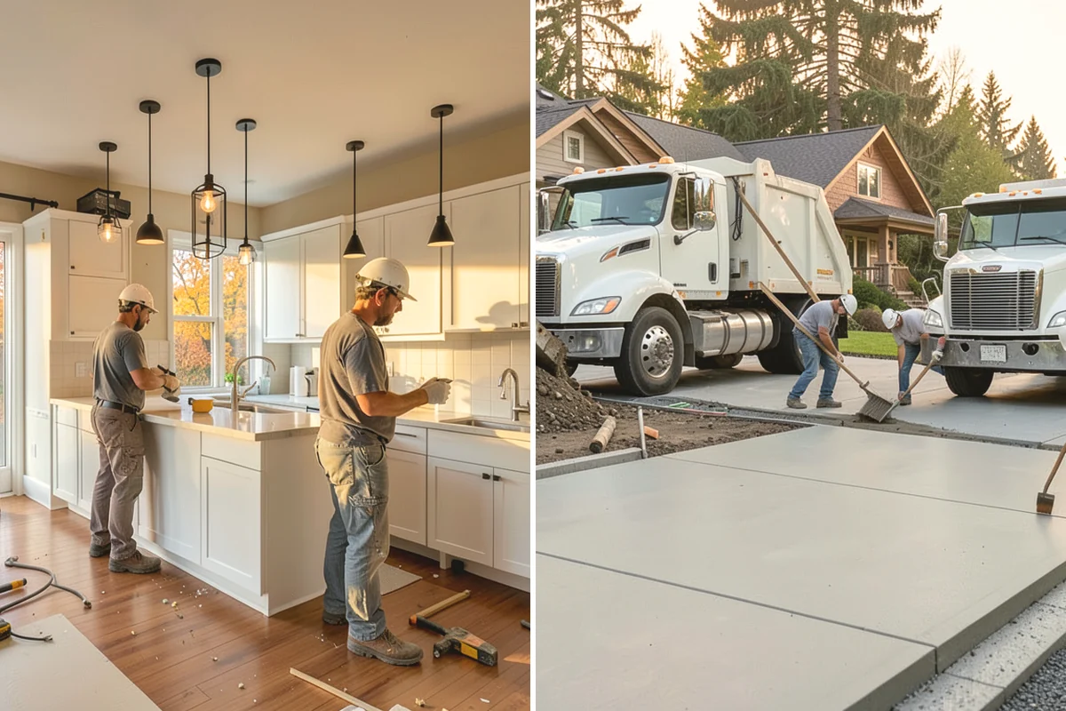Luxury Vinyl Plank Flooring in La Conner, Skagit County, WA - Inspect and clean the existing subfloor
