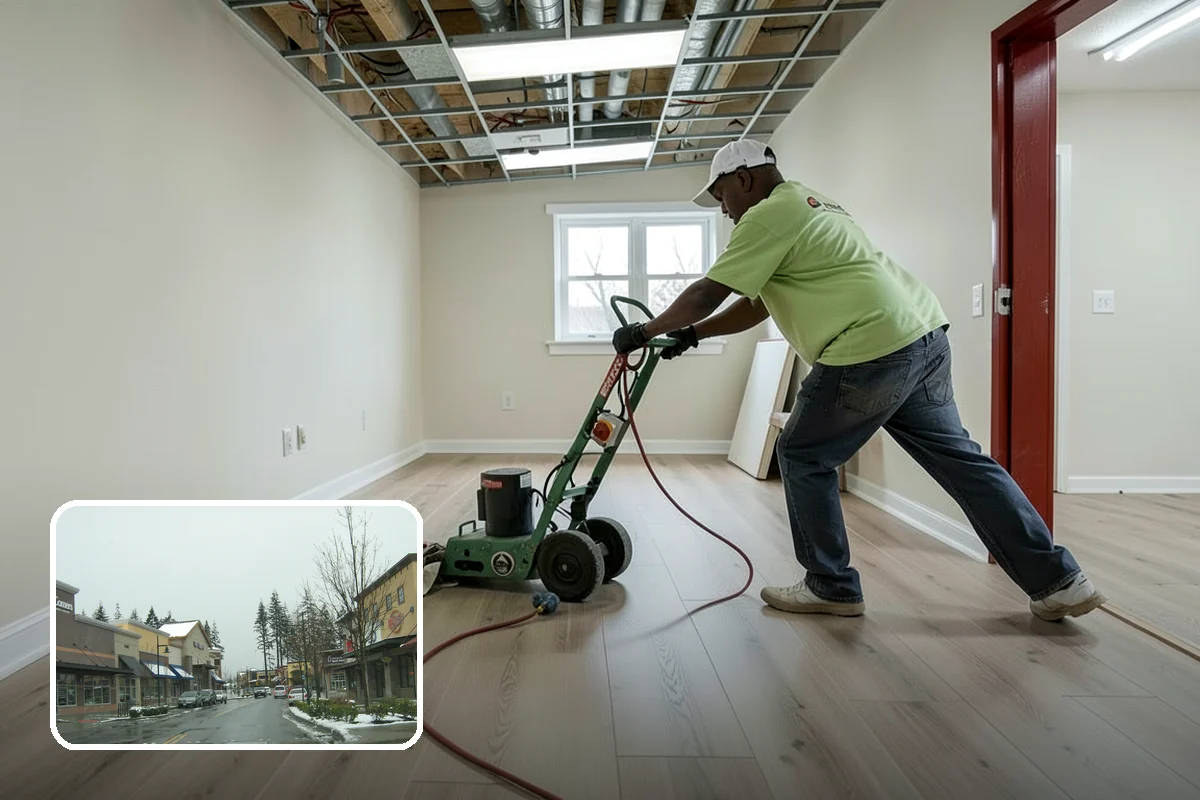 Luxury Vinyl Plank Flooring in Mill Creek, Snohomish County, WA - Completely waterproof for wet PNW spaces