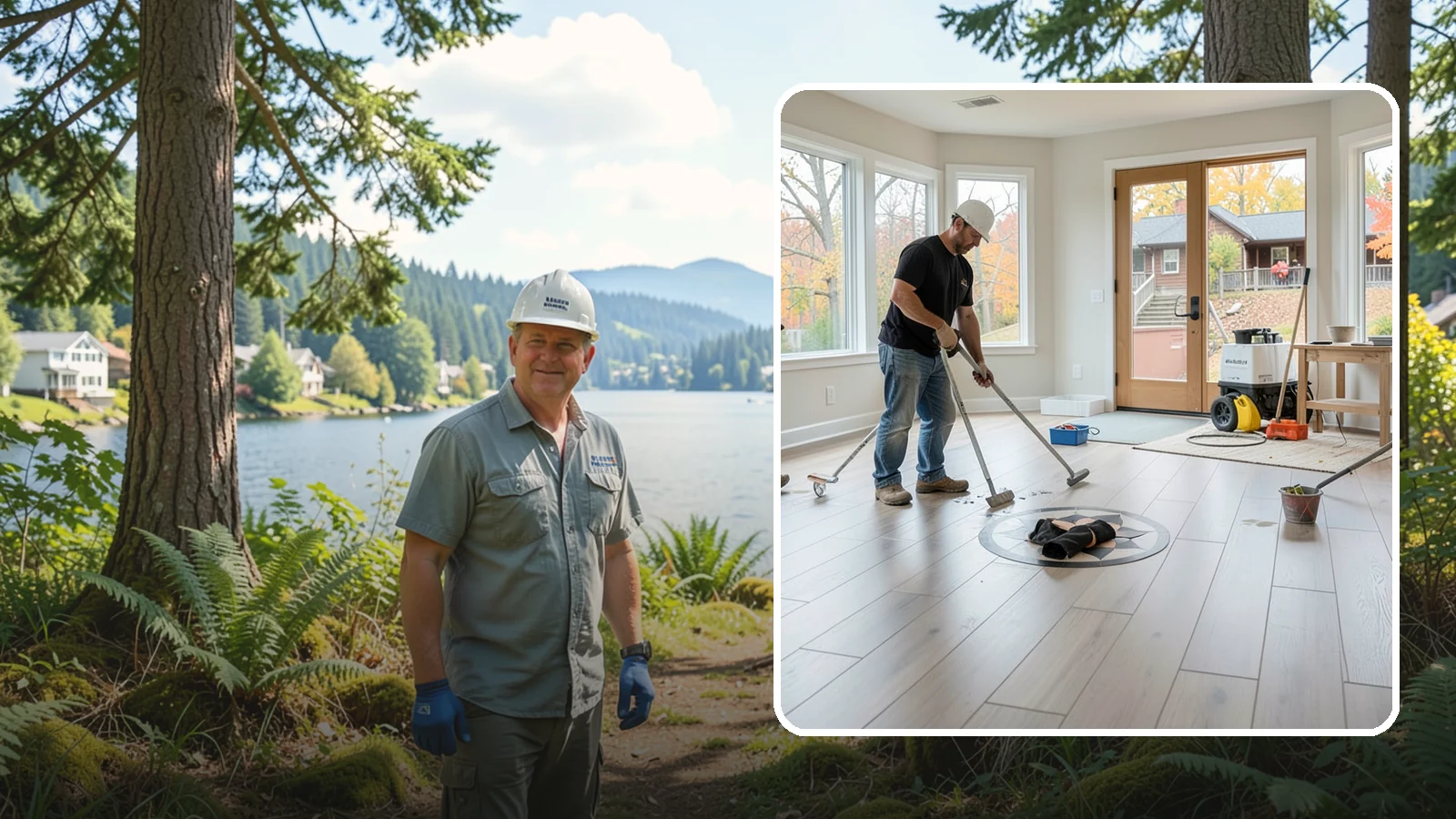 Luxury Vinyl Plank Flooring in Milton, King County, WA - Waterproof luxury vinyl plank flooring built for the wet, busy realities of Northwest family life.