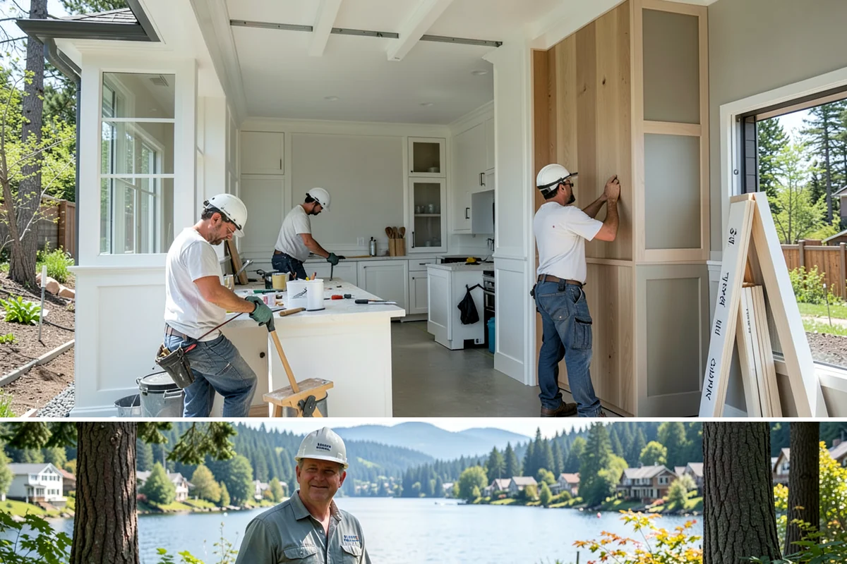 Luxury Vinyl Plank Flooring in Milton, King County, WA - Because it is waterproof and low-fuss, LVP can be installed comfortably in any season, including our rainy winter months.