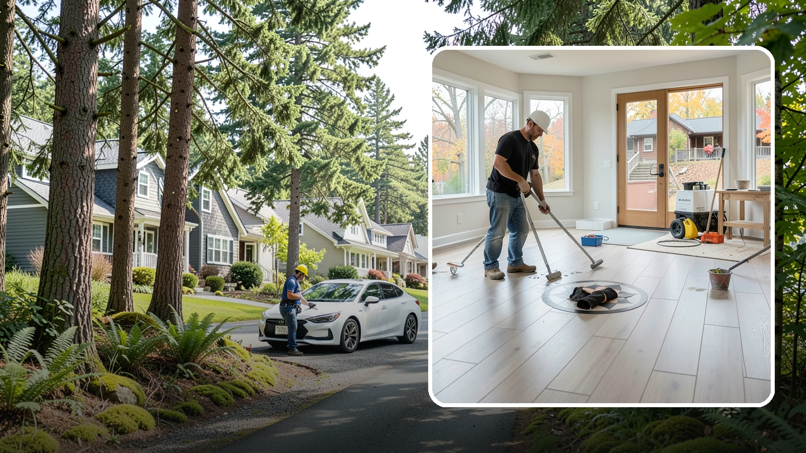 Luxury Vinyl Plank Flooring in Normandy Park, King County, WA - Waterproof luxury vinyl plank flooring built for the wet, busy realities of Northwest family life.
