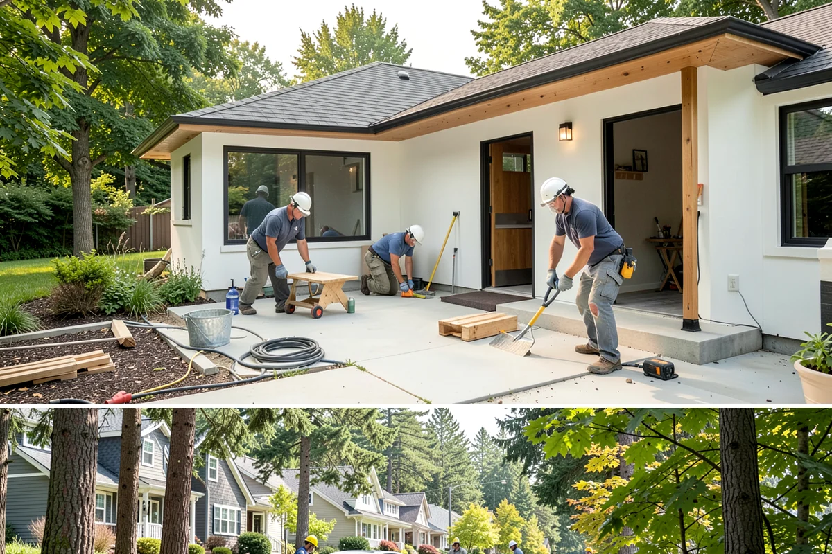 Luxury Vinyl Plank Flooring in Normandy Park, King County, WA - Because it is waterproof and low-fuss, LVP can be installed comfortably in any season, including our rainy winter months.