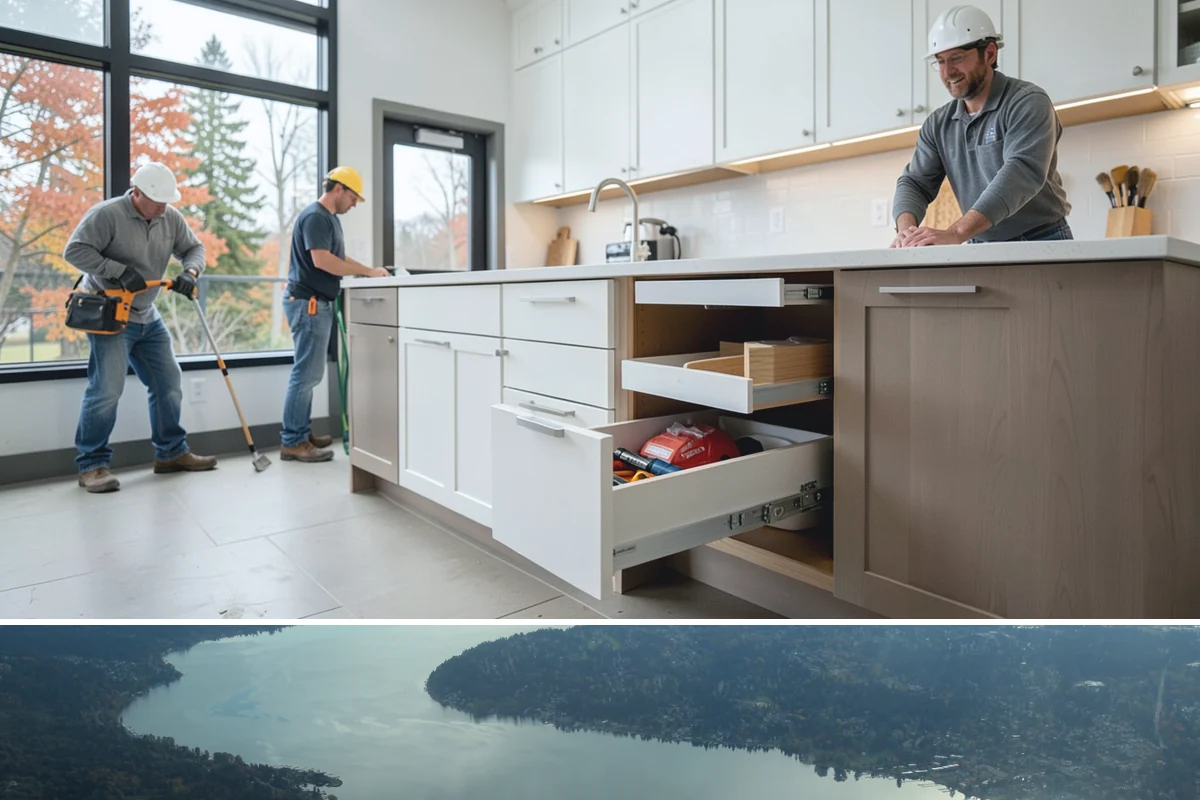 Luxury Vinyl Plank Flooring in Sammamish, King County, WA - Because it is waterproof and low-fuss, LVP can be installed comfortably in any season, including our rainy winter months.