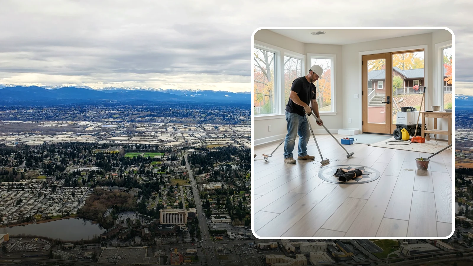 Luxury Vinyl Plank Flooring in SeaTac, King County, WA - Waterproof luxury vinyl plank flooring built for the wet, busy realities of Northwest family life.