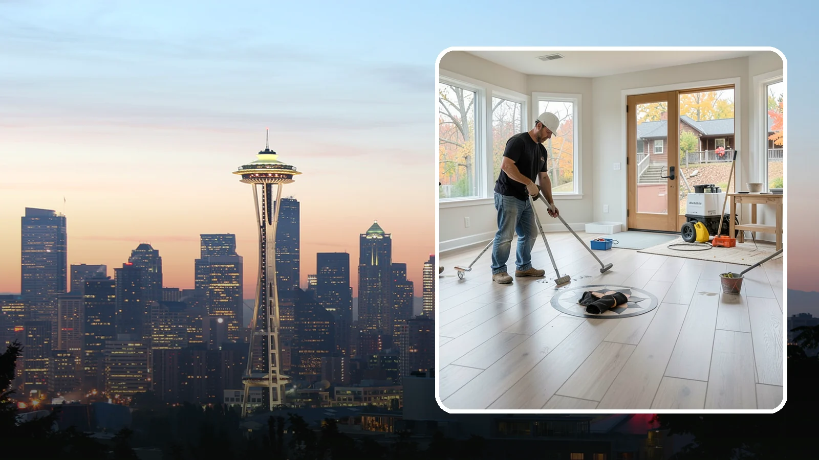 Luxury Vinyl Plank Flooring in Seattle, King County, WA - Waterproof luxury vinyl plank flooring built for the wet, busy realities of Northwest family life.