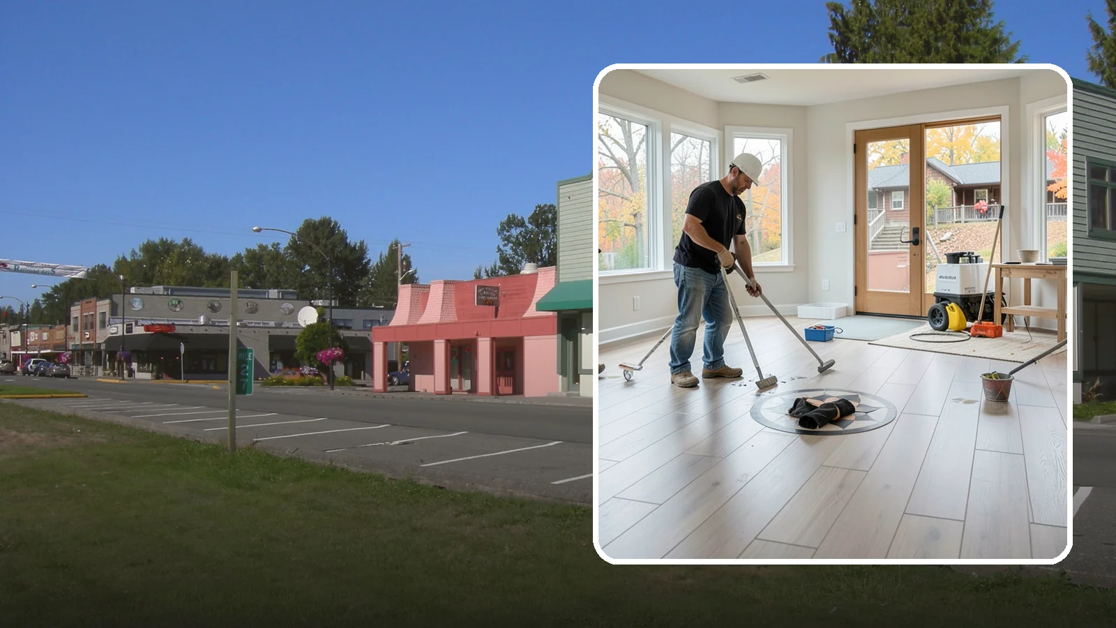 Luxury Vinyl Plank Flooring in Snoqualmie, King County, WA - Waterproof luxury vinyl plank flooring built for the wet, busy realities of Northwest family life.