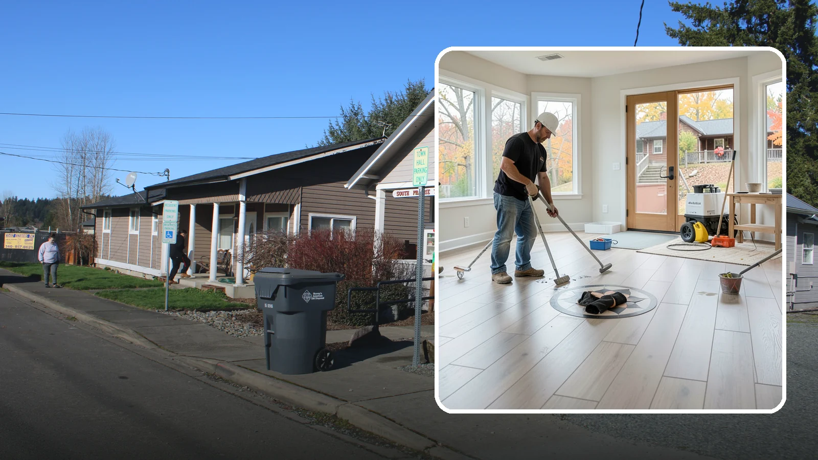 Luxury Vinyl Plank Flooring in South Prairie, Pierce County, WA - Waterproof luxury vinyl plank flooring built for the wet, busy realities of Northwest family life.