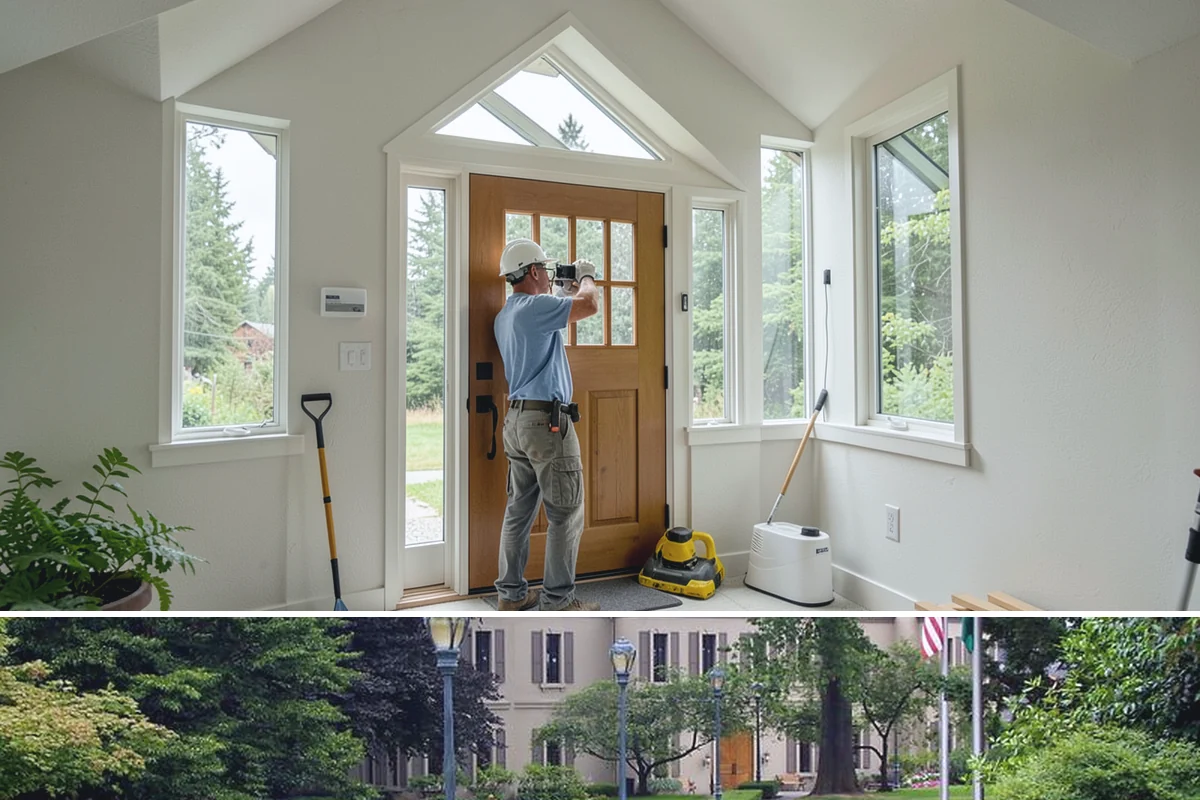 Luxury Vinyl Plank Flooring in Woodinville, King County, WA - Because it is waterproof and low-fuss, LVP can be installed comfortably in any season, including our rainy winter months.