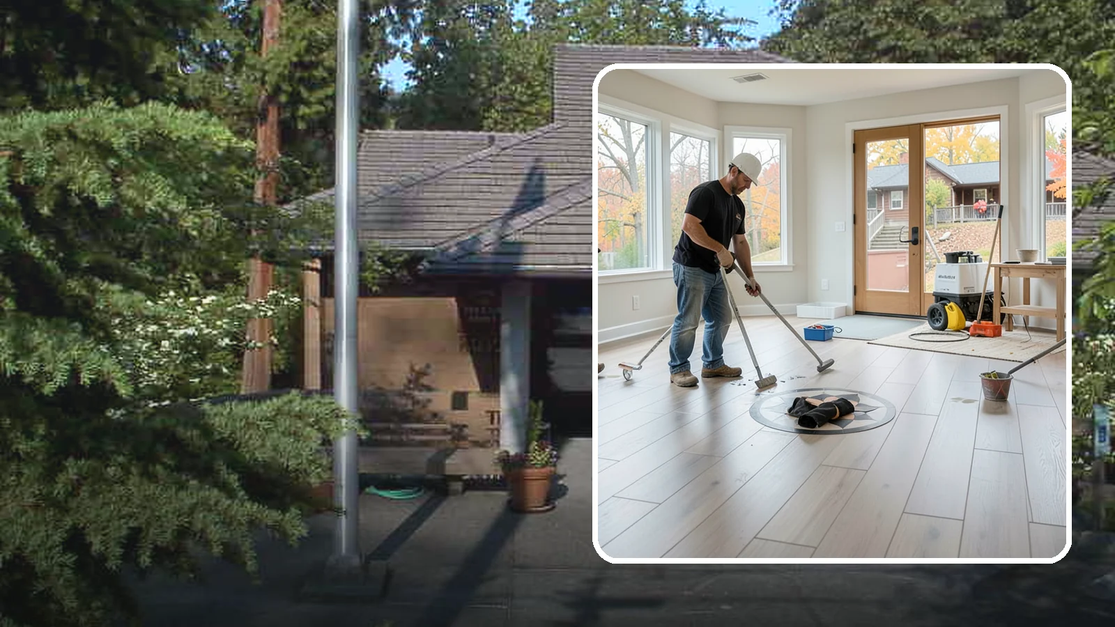 Luxury Vinyl Plank Flooring in Yarrow Point, King County, WA - Waterproof luxury vinyl plank flooring built for the wet, busy realities of Northwest family life.