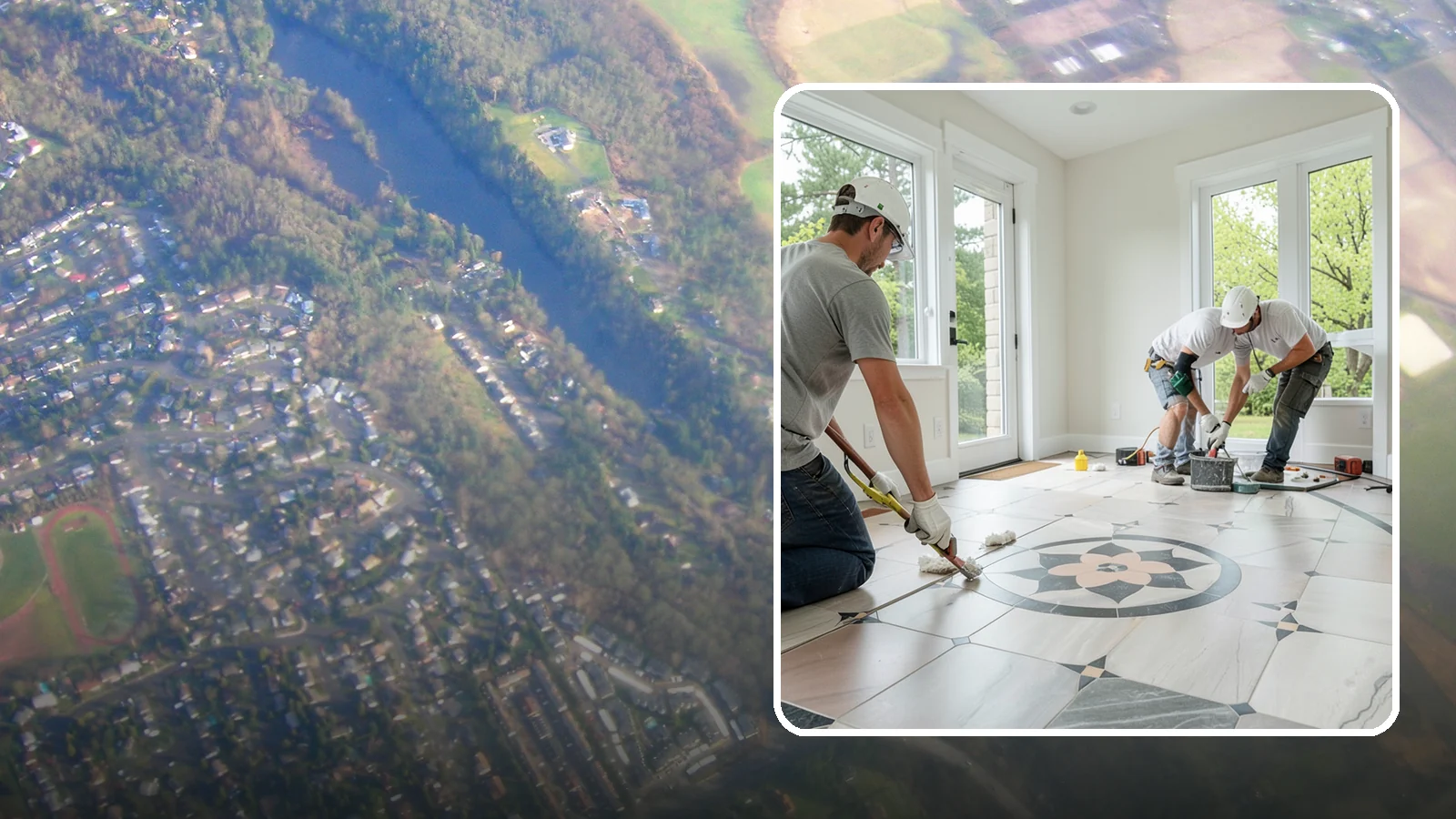 Luxury Vinyl Tile Flooring in Algona, King County, WA - Luxury vinyl tile flooring that captures the look of stone and ceramic without the cold, cracking, or grout upkeep.