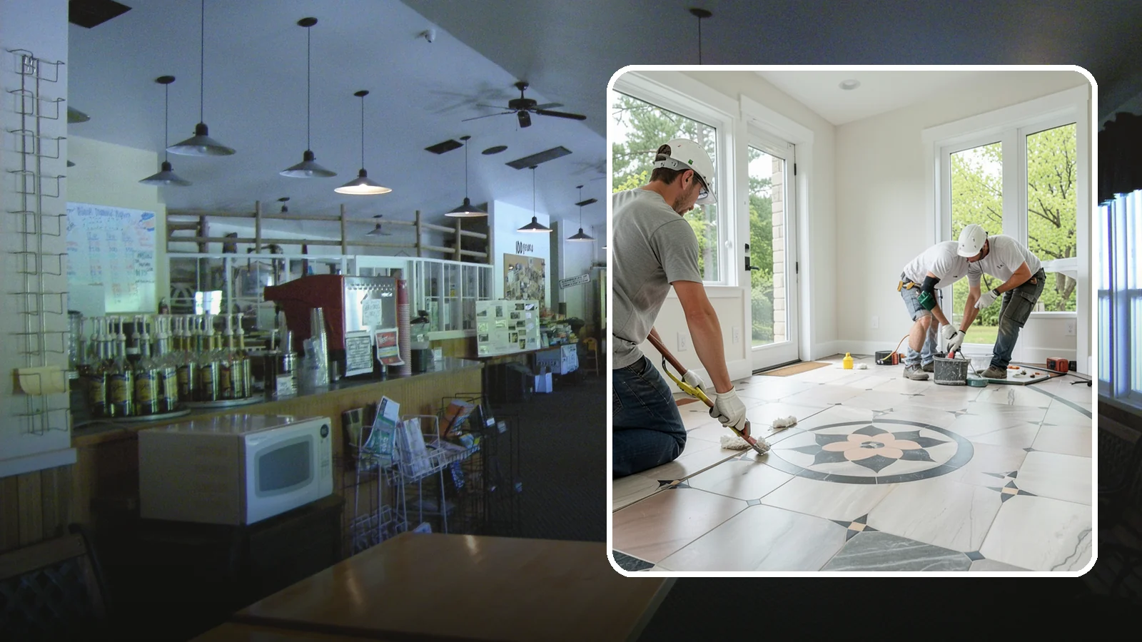 Luxury Vinyl Tile Flooring in Black Diamond, King County, WA - Luxury vinyl tile flooring that captures the look of stone and ceramic without the cold, cracking, or grout upkeep.