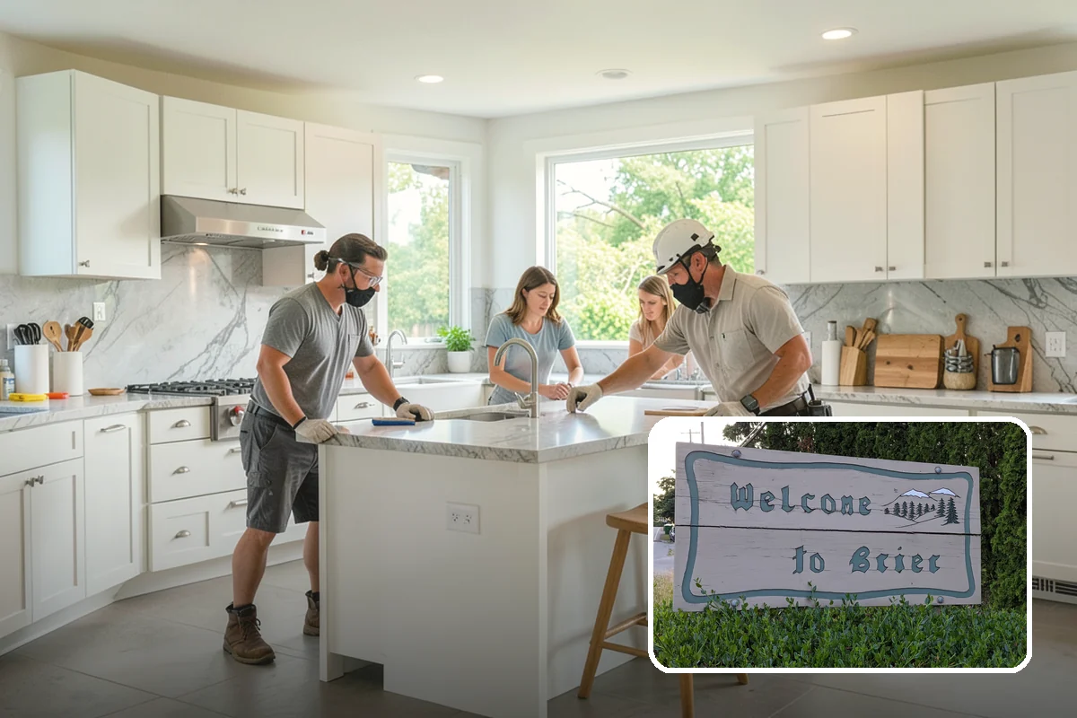 Luxury Vinyl Tile Flooring in Brier, Snohomish County, WA - Stone and ceramic appearance at a lower cost