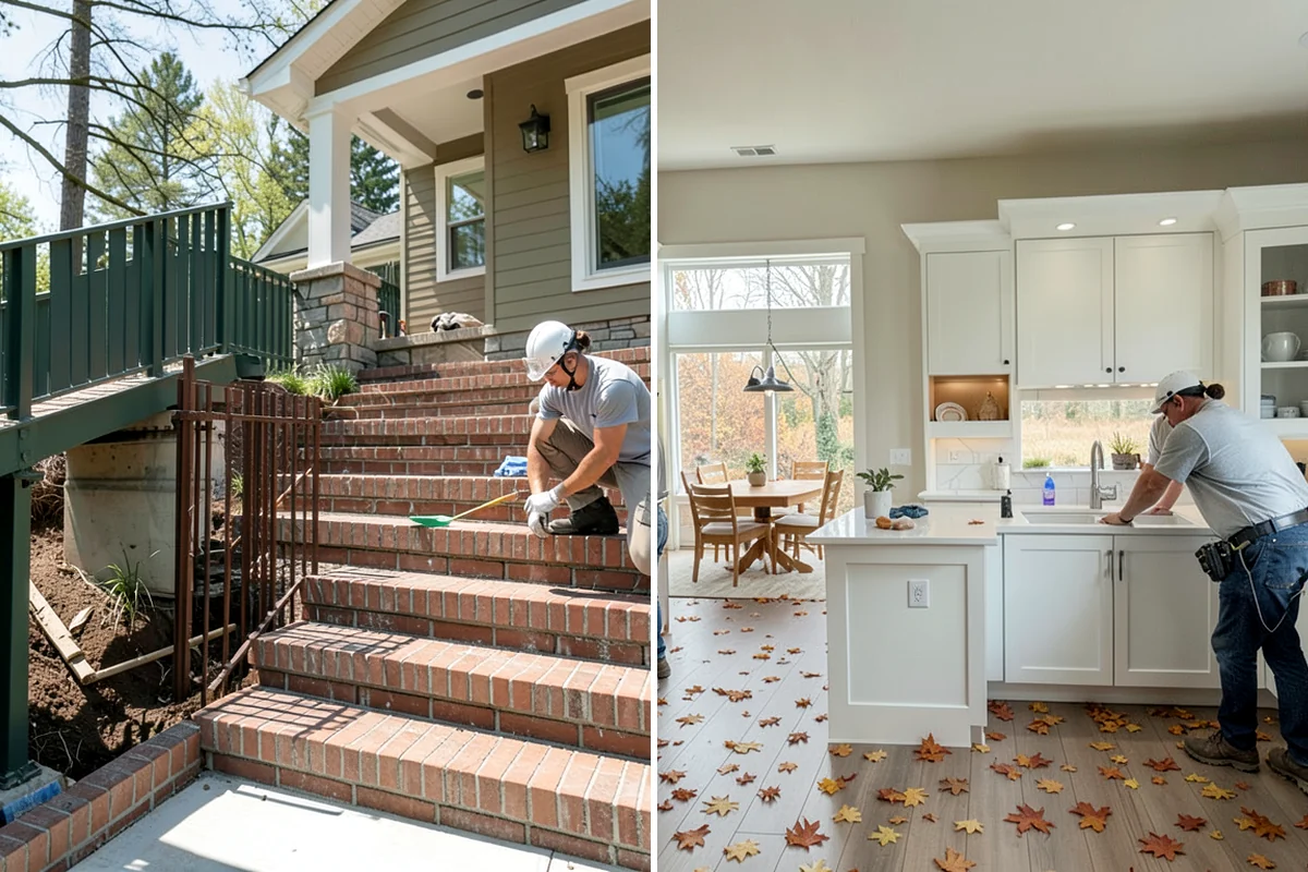 Luxury Vinyl Tile Flooring in DuPont, Pierce County, WA - Measure the room and dry-lay tile layout