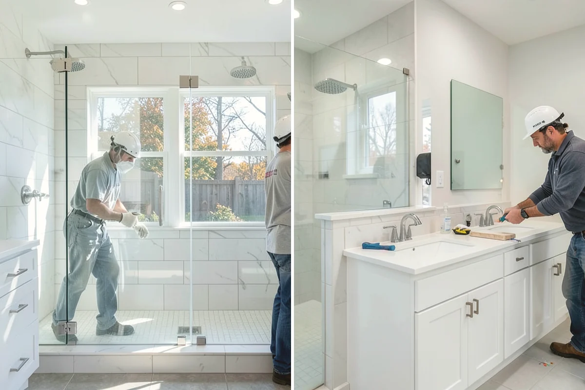Luxury Vinyl Tile Flooring in Duvall, King County, WA - Measure the room and dry-lay tile layout