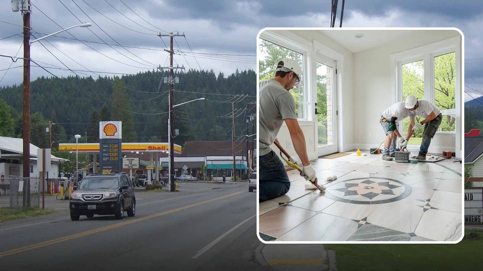 Luxury Vinyl Tile Flooring in Granite Falls, Snohomish County, WA - Luxury vinyl tile flooring that captures the look of stone and ceramic without the cold, cracking, or grout upkeep.