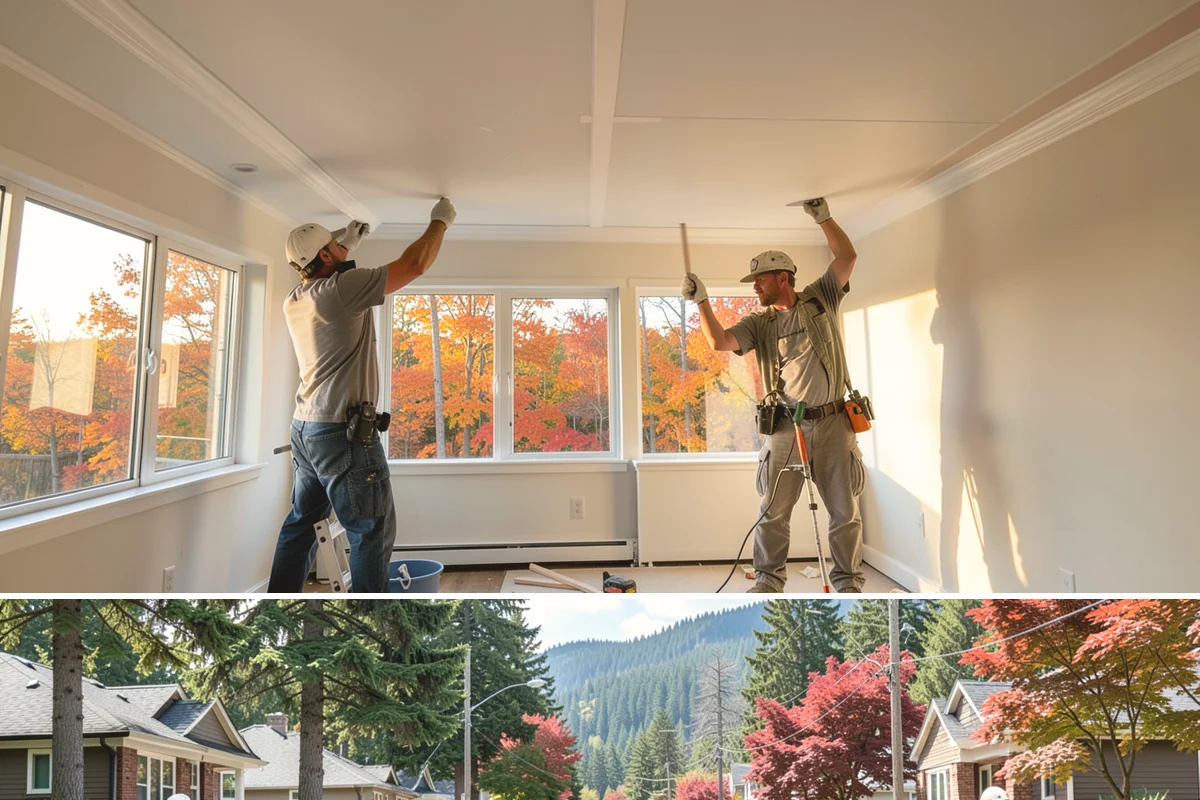 Luxury Vinyl Tile Flooring in Hunts Point, King County, WA - LVT installs reliably throughout the year, making it convenient to schedule even during wet Western Washington winters.