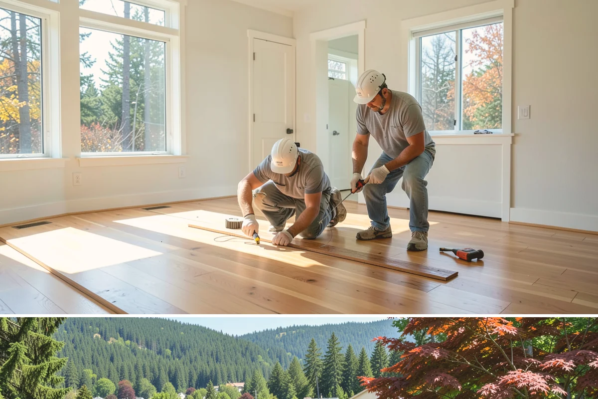 Luxury Vinyl Tile Flooring in Index, Snohomish County, WA - LVT installs reliably throughout the year, making it convenient to schedule even during wet Western Washington winters.
