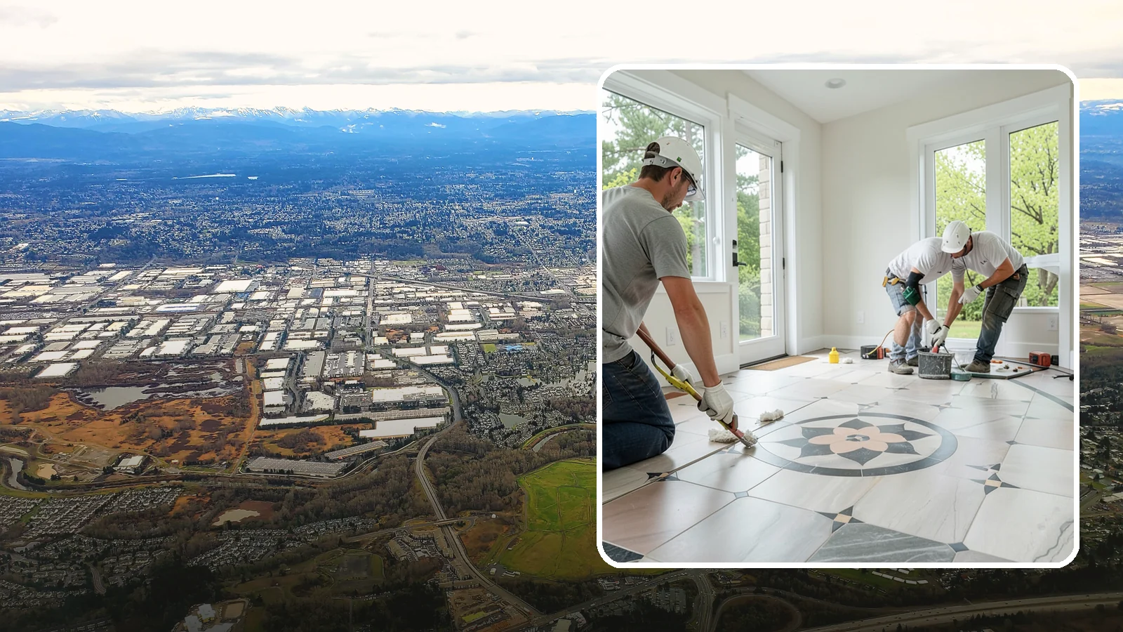 Luxury Vinyl Tile Flooring in Kent, King County, WA - Luxury vinyl tile flooring that captures the look of stone and ceramic without the cold, cracking, or grout upkeep.