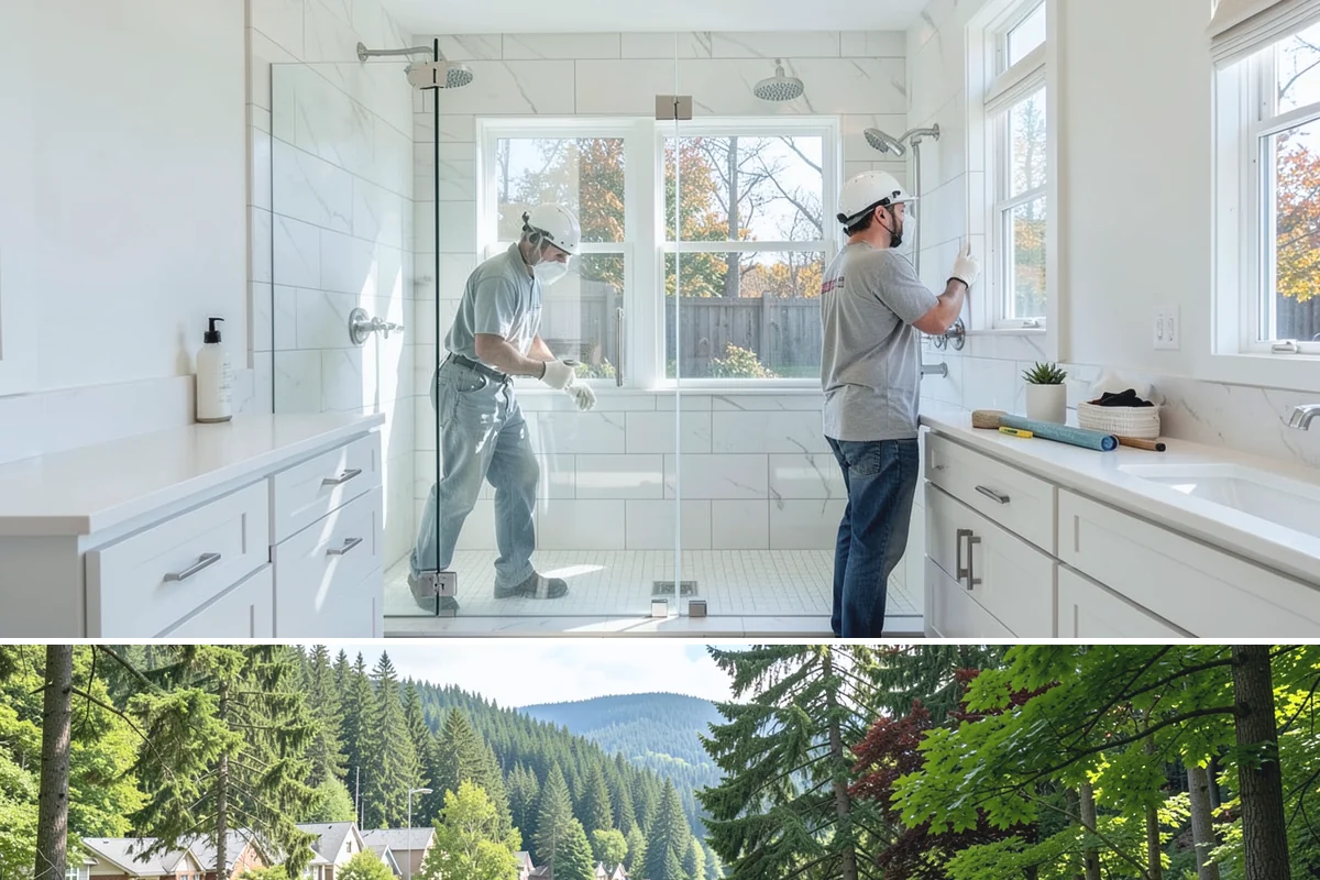 Luxury Vinyl Tile Flooring in Lake Forest Park, King County, WA - LVT installs reliably throughout the year, making it convenient to schedule even during wet Western Washington winters.