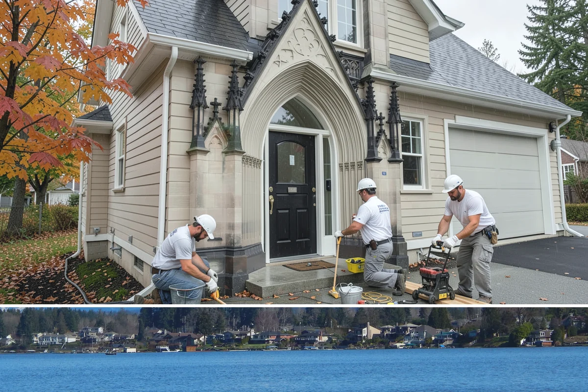 Luxury Vinyl Tile Flooring in Lake Stevens, Snohomish County, WA - LVT installs reliably throughout the year, making it convenient to schedule even during wet Western Washington winters.