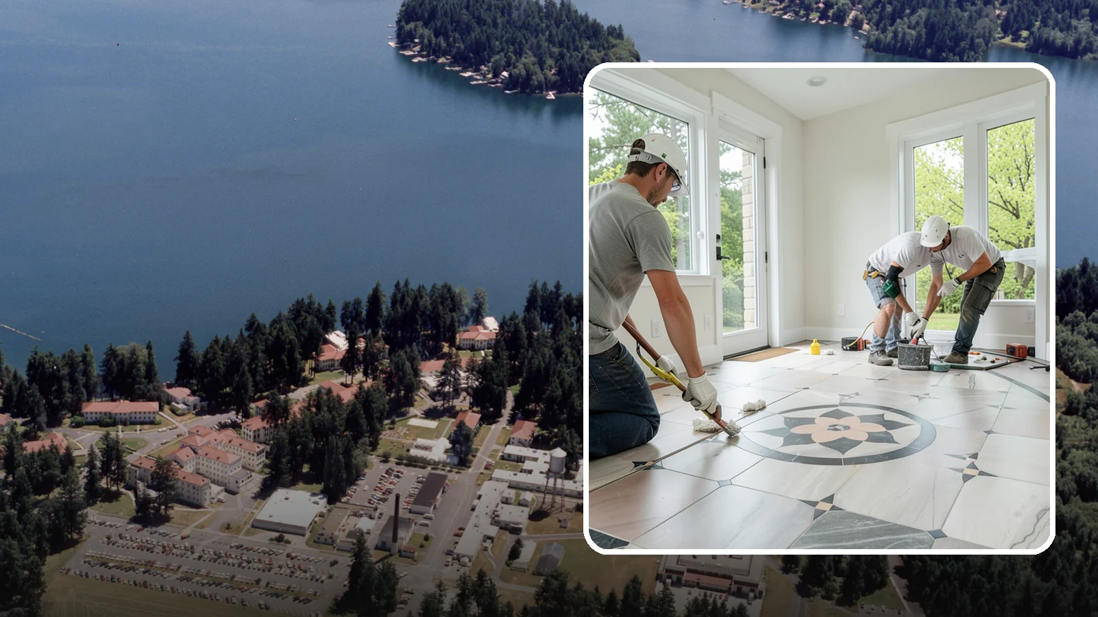 Luxury Vinyl Tile Flooring in Lakewood, Pierce County, WA - Luxury vinyl tile flooring that captures the look of stone and ceramic without the cold, cracking, or grout upkeep.