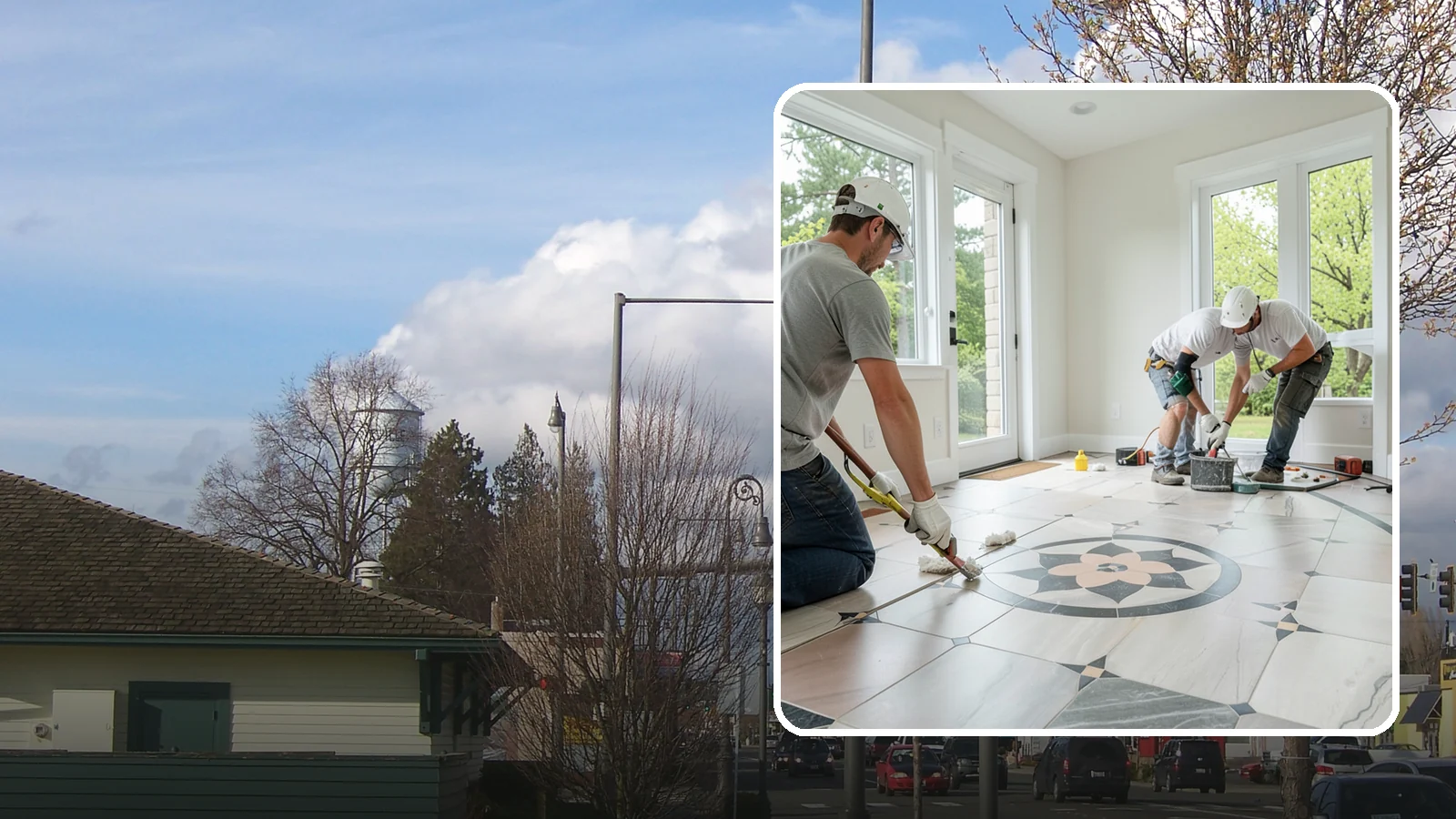 Luxury Vinyl Tile Flooring in Marysville, Snohomish County, WA - Luxury vinyl tile flooring that captures the look of stone and ceramic without the cold, cracking, or grout upkeep.