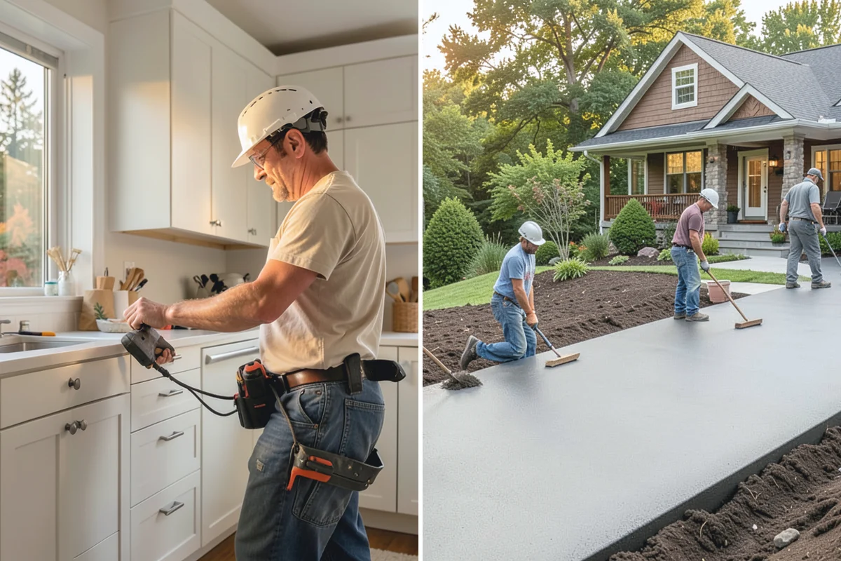 Luxury Vinyl Tile Flooring in Medina, King County, WA - Measure the room and dry-lay tile layout