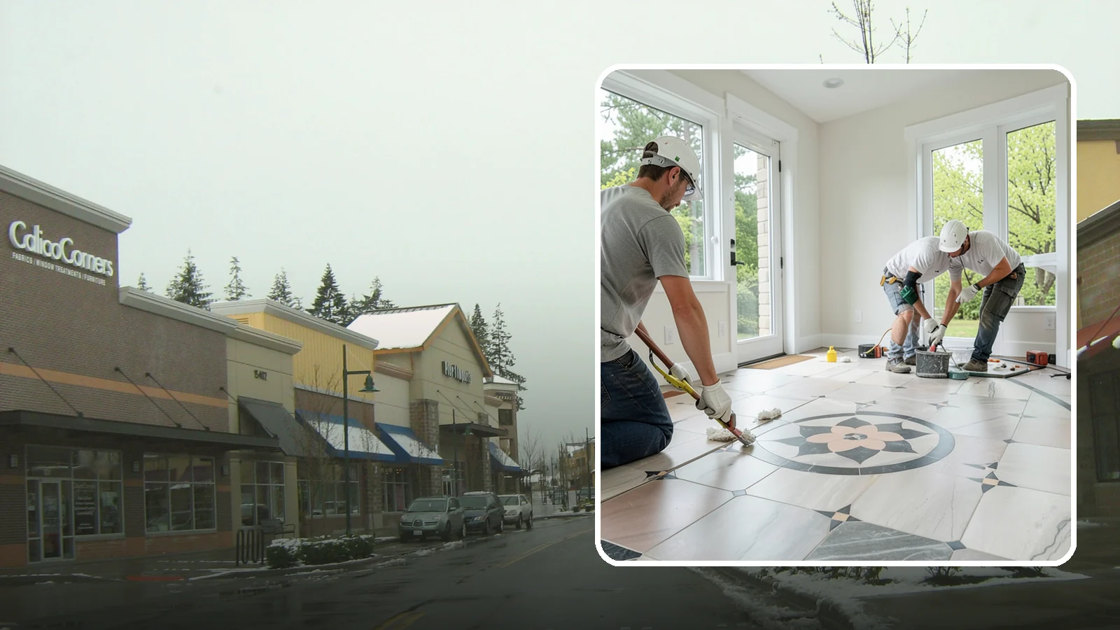 Luxury Vinyl Tile Flooring in Mill Creek, Snohomish County, WA - Luxury vinyl tile flooring that captures the look of stone and ceramic without the cold, cracking, or grout upkeep.