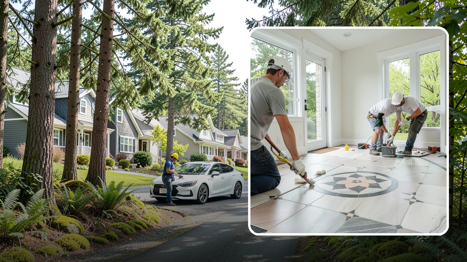 Luxury Vinyl Tile Flooring in Normandy Park, King County, WA - Luxury vinyl tile flooring that captures the look of stone and ceramic without the cold, cracking, or grout upkeep.