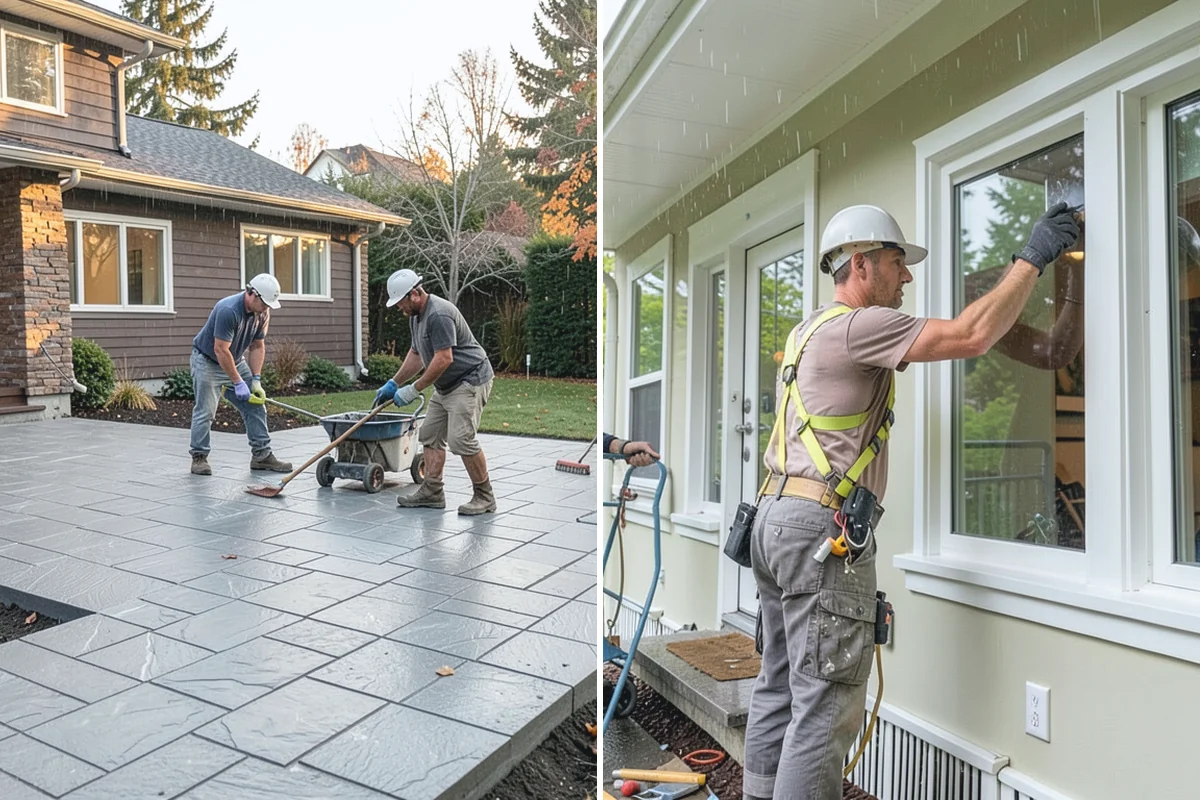 Luxury Vinyl Tile Flooring in Redmond, King County, WA - Measure the room and dry-lay tile layout