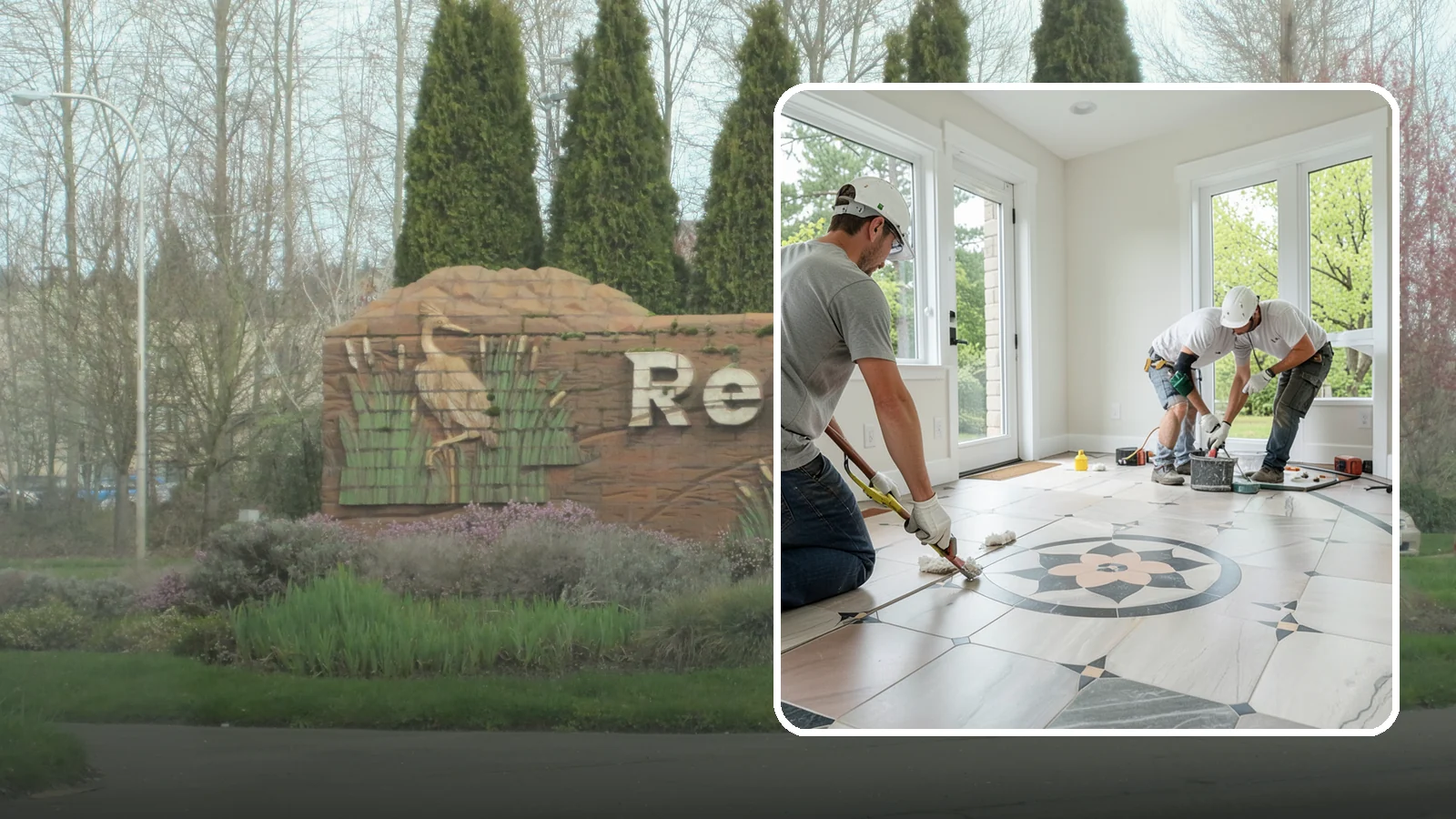 Luxury Vinyl Tile Flooring in Renton, King County, WA - Luxury vinyl tile flooring that captures the look of stone and ceramic without the cold, cracking, or grout upkeep.