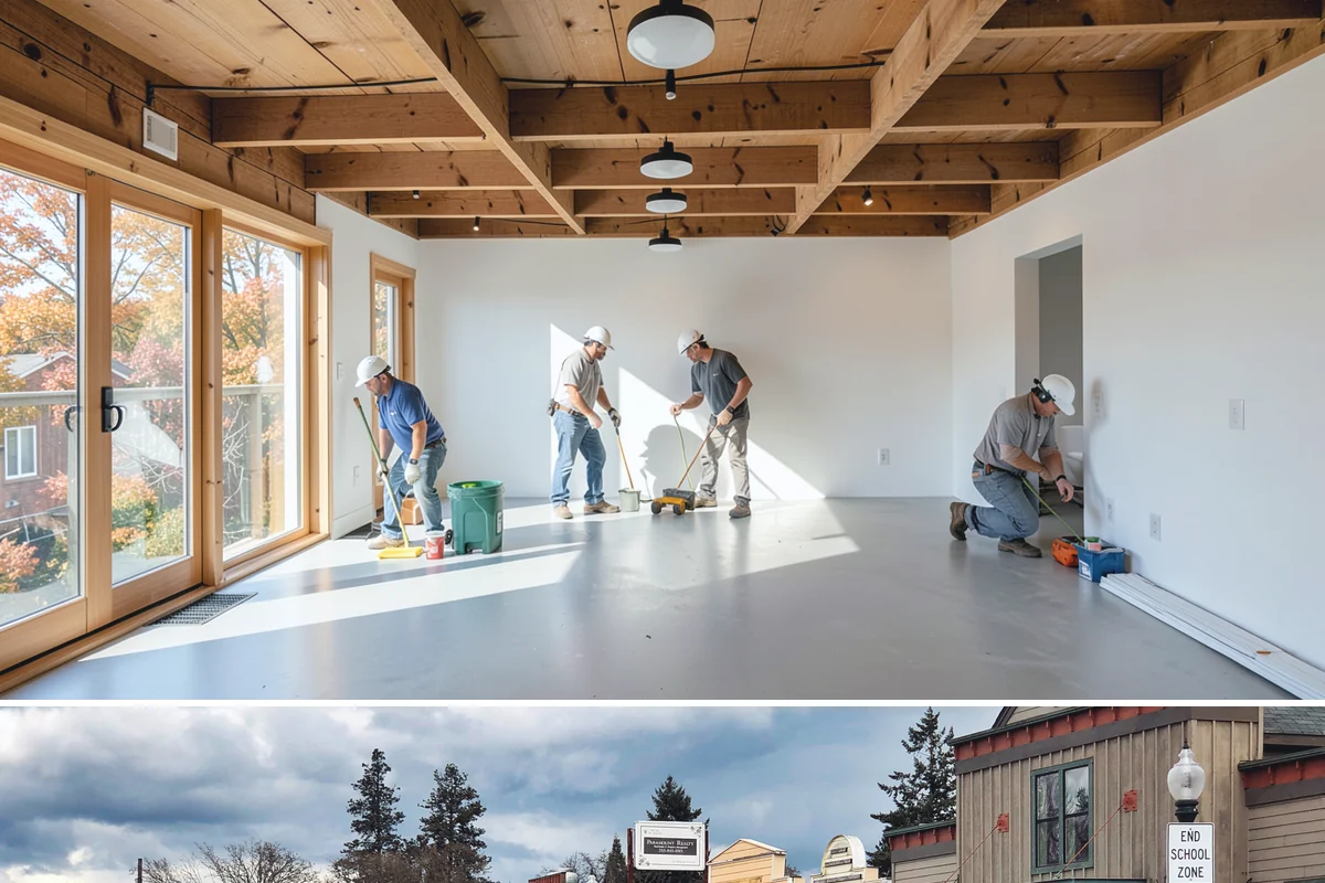 Luxury Vinyl Tile Flooring in Roy, Pierce County, WA - LVT installs reliably throughout the year, making it convenient to schedule even during wet Western Washington winters.