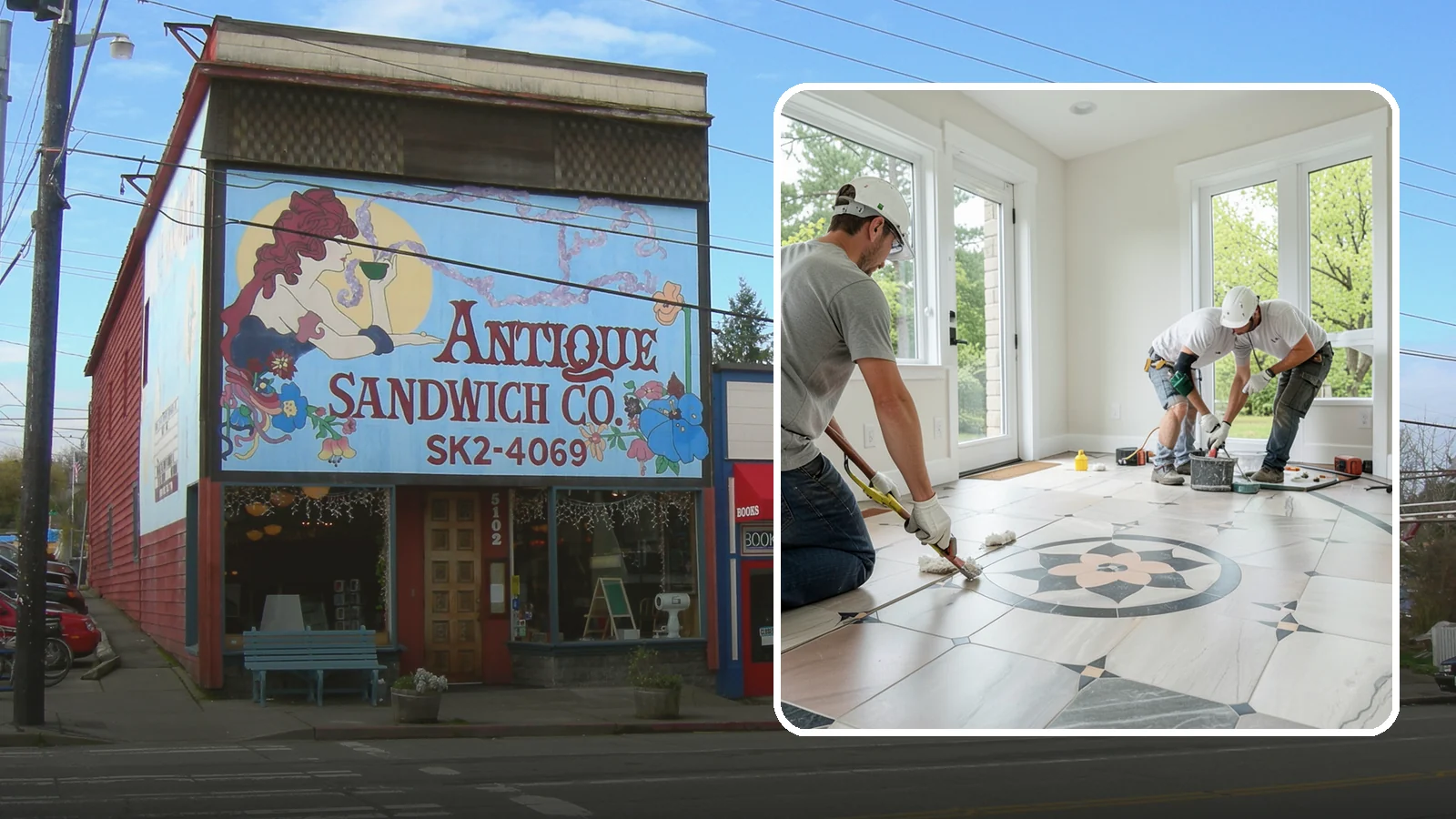 Luxury Vinyl Tile Flooring in Ruston, Pierce County, WA - Luxury vinyl tile flooring that captures the look of stone and ceramic without the cold, cracking, or grout upkeep.