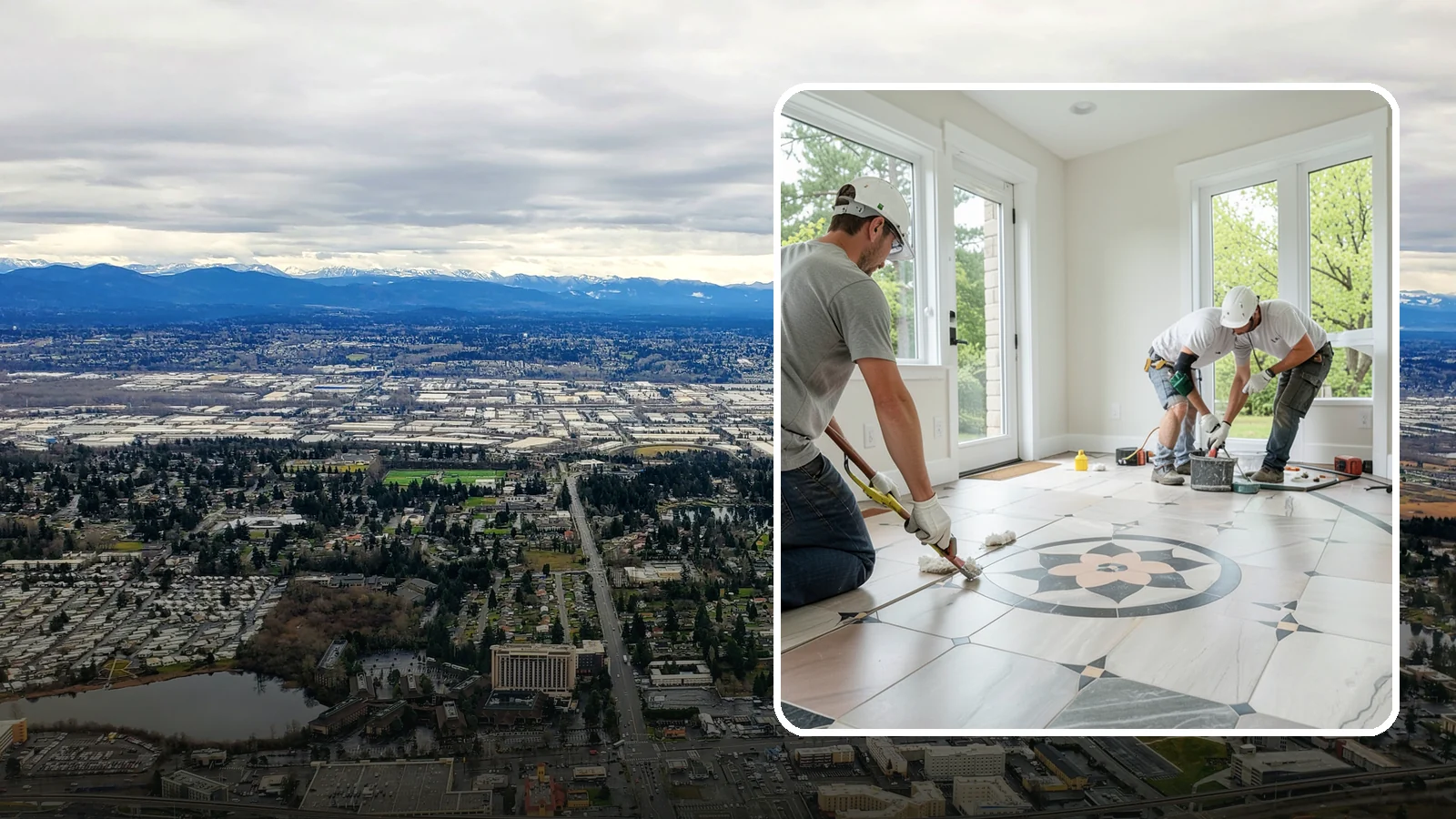 Luxury Vinyl Tile Flooring in SeaTac, King County, WA - Luxury vinyl tile flooring that captures the look of stone and ceramic without the cold, cracking, or grout upkeep.