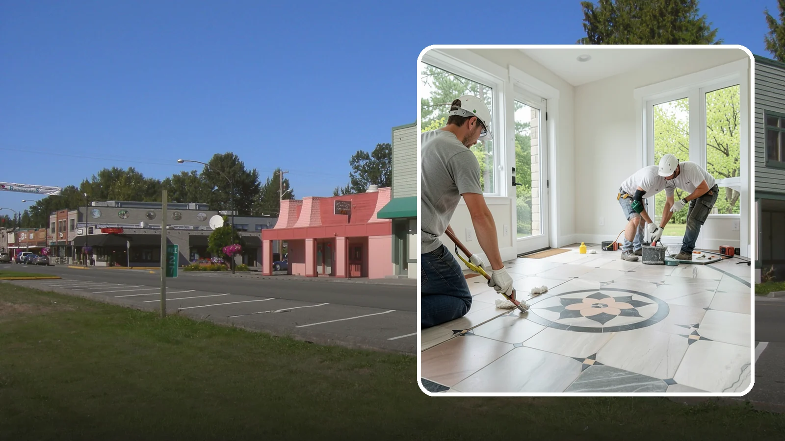 Luxury Vinyl Tile Flooring in Snoqualmie, King County, WA - Luxury vinyl tile flooring that captures the look of stone and ceramic without the cold, cracking, or grout upkeep.