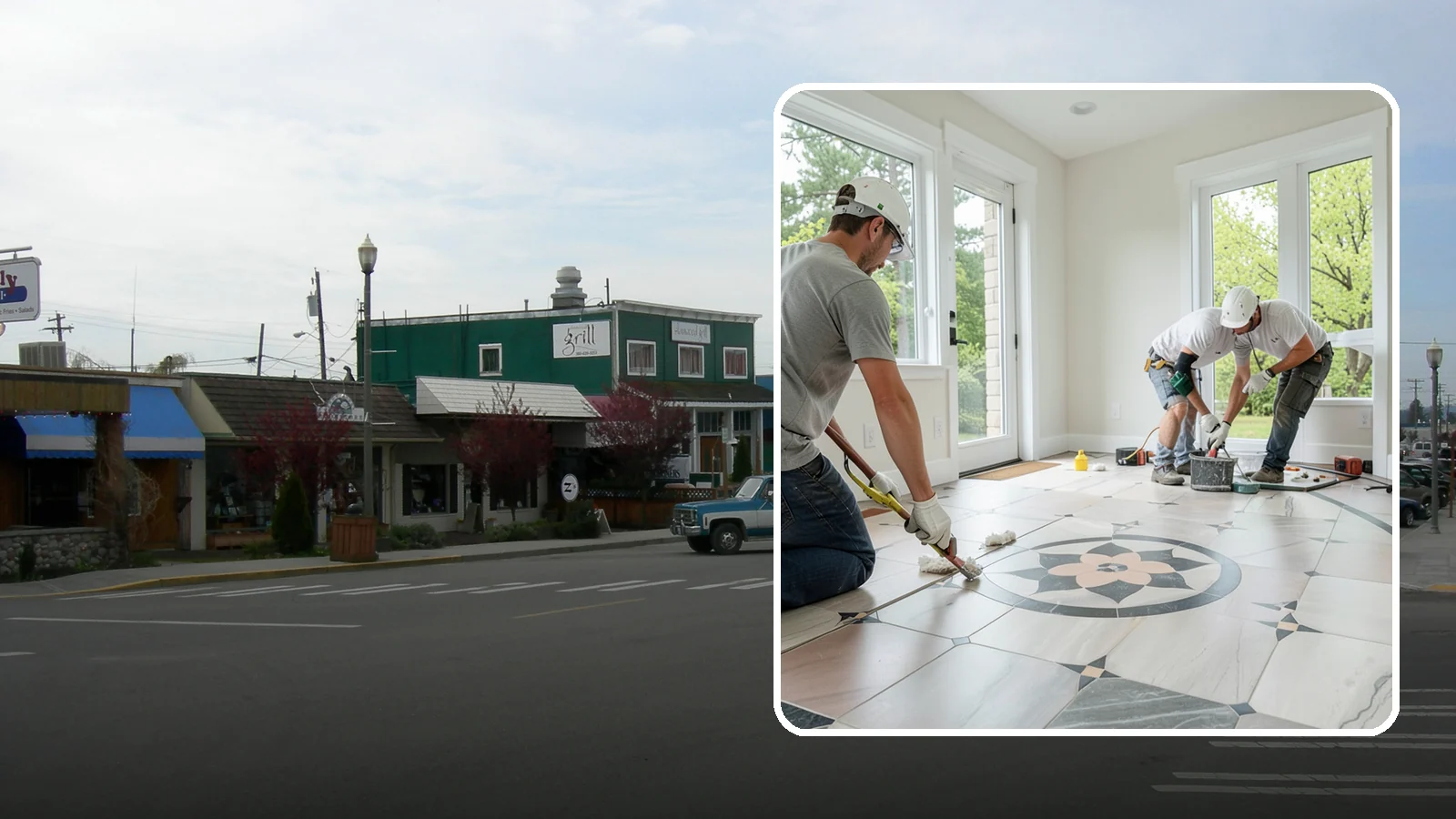 Luxury Vinyl Tile Flooring in Stanwood, Snohomish County, WA - Luxury vinyl tile flooring that captures the look of stone and ceramic without the cold, cracking, or grout upkeep.