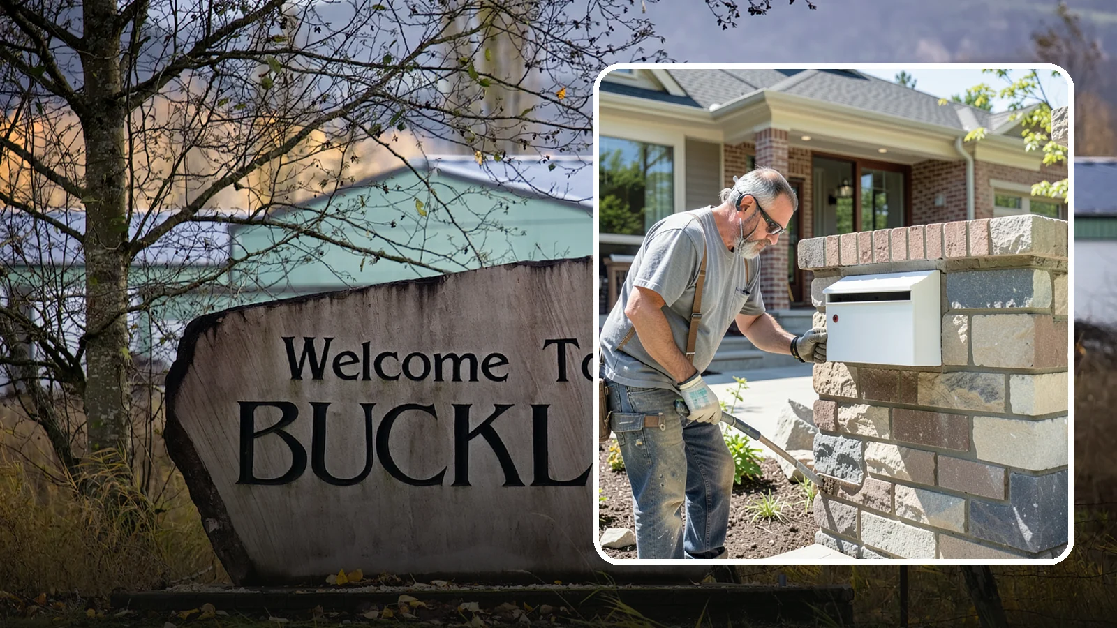 Mailbox Column Construction in Buckley, Pierce County, WA - Custom brick or stone mailbox columns that make a durable, upscale first impression at the curb.