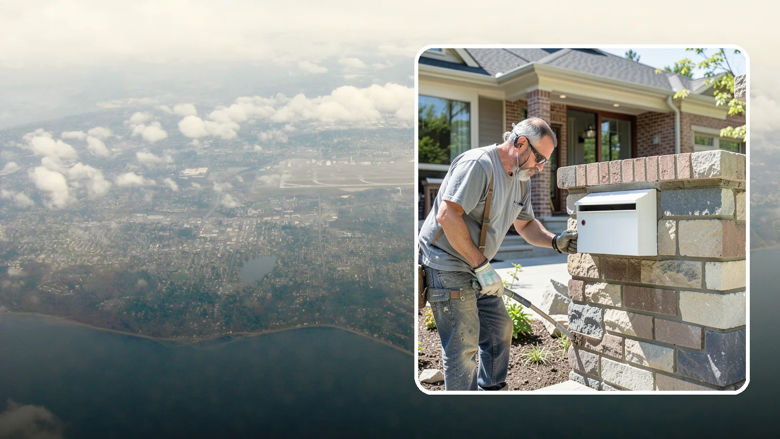 Mailbox Column Construction in Burien, King County, WA - Custom brick or stone mailbox columns that make a durable, upscale first impression at the curb.