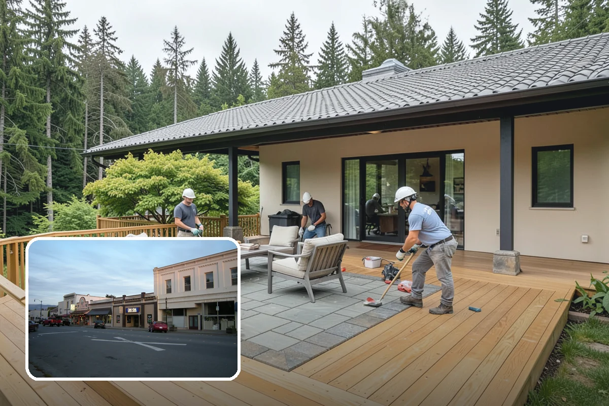Mailbox Column Construction in Burlington, Skagit County, WA - Upscale curb appeal at the street