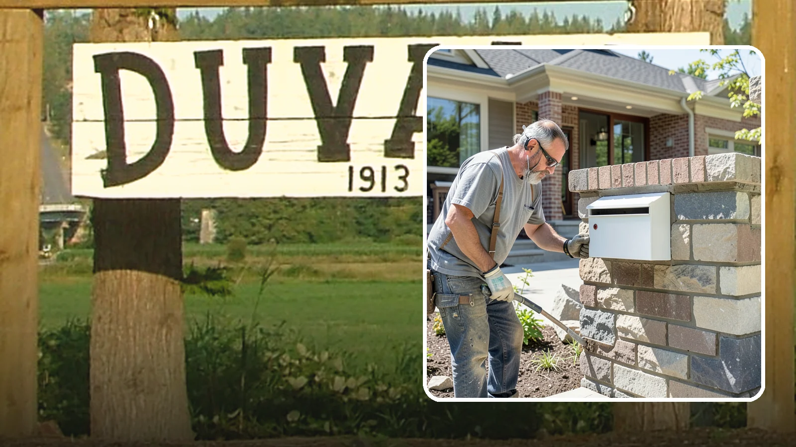 Mailbox Column Construction in Duvall, King County, WA - Custom brick or stone mailbox columns that make a durable, upscale first impression at the curb.