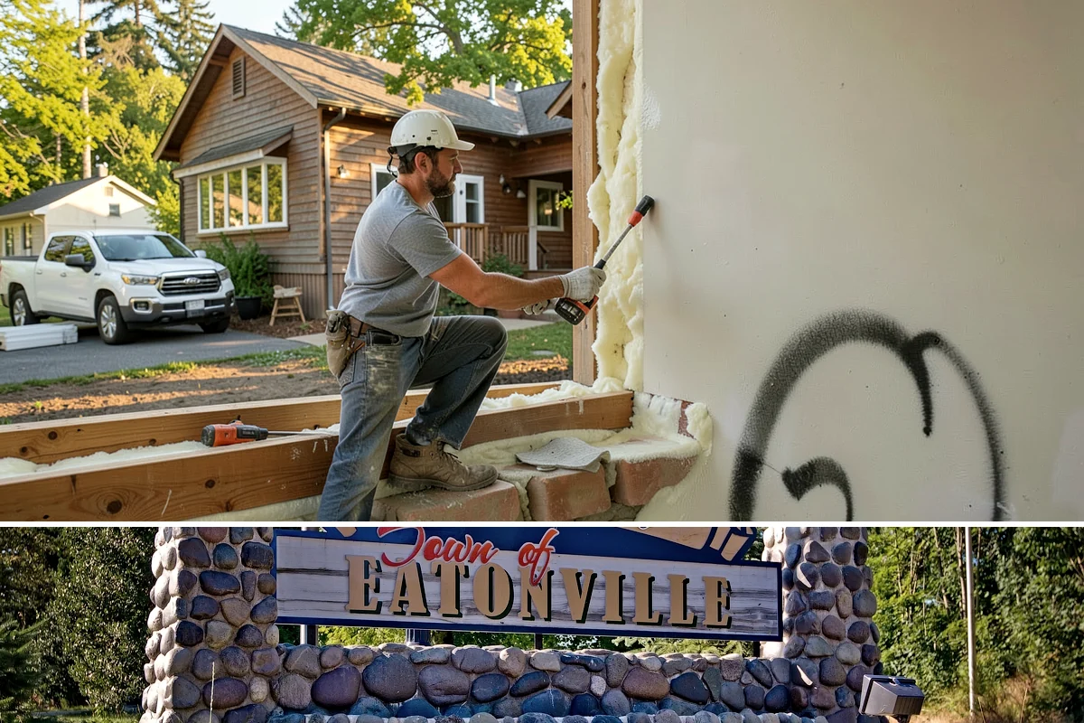 Mailbox Column Construction in Eatonville, Pierce County, WA - Dry weather from late spring through early fall lets the footing and mortar cure reliably.