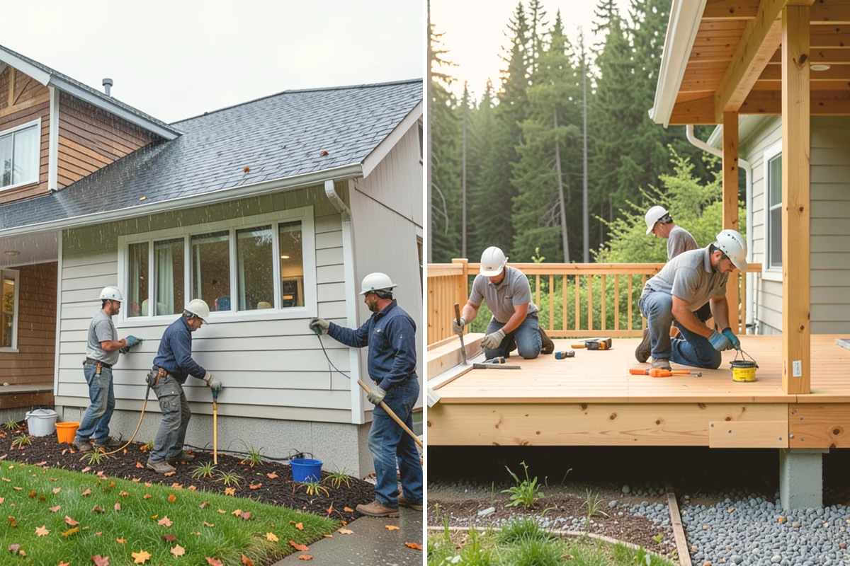 Mailbox Column Construction in Edmonds, Snohomish County, WA - Design the column style and footing