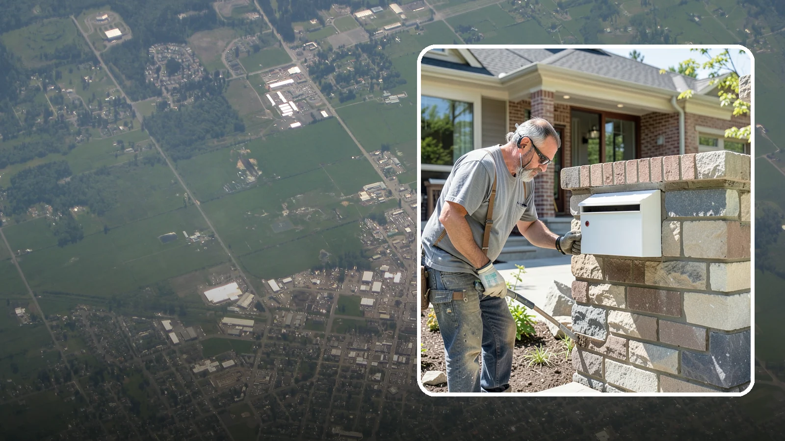 Mailbox Column Construction in Enumclaw, King County, WA - Custom brick or stone mailbox columns that make a durable, upscale first impression at the curb.