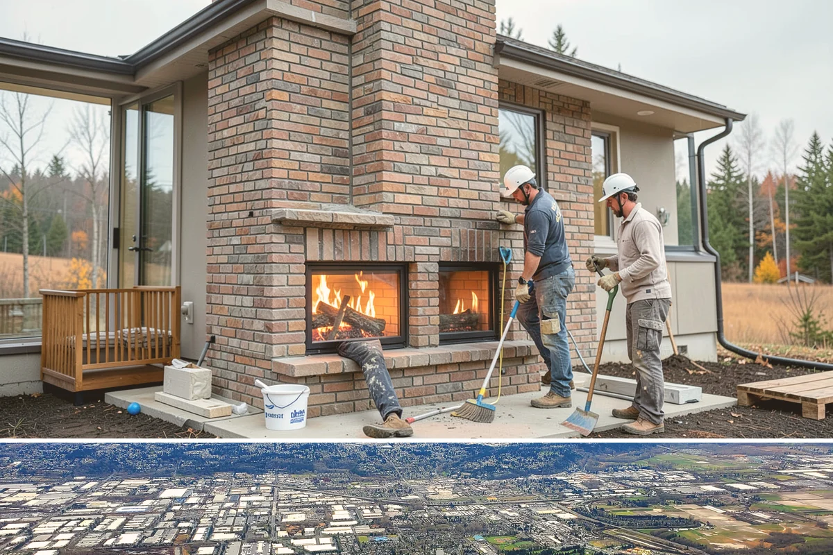 Mailbox Column Construction in Kent, King County, WA - Dry weather from late spring through early fall lets the footing and mortar cure reliably.