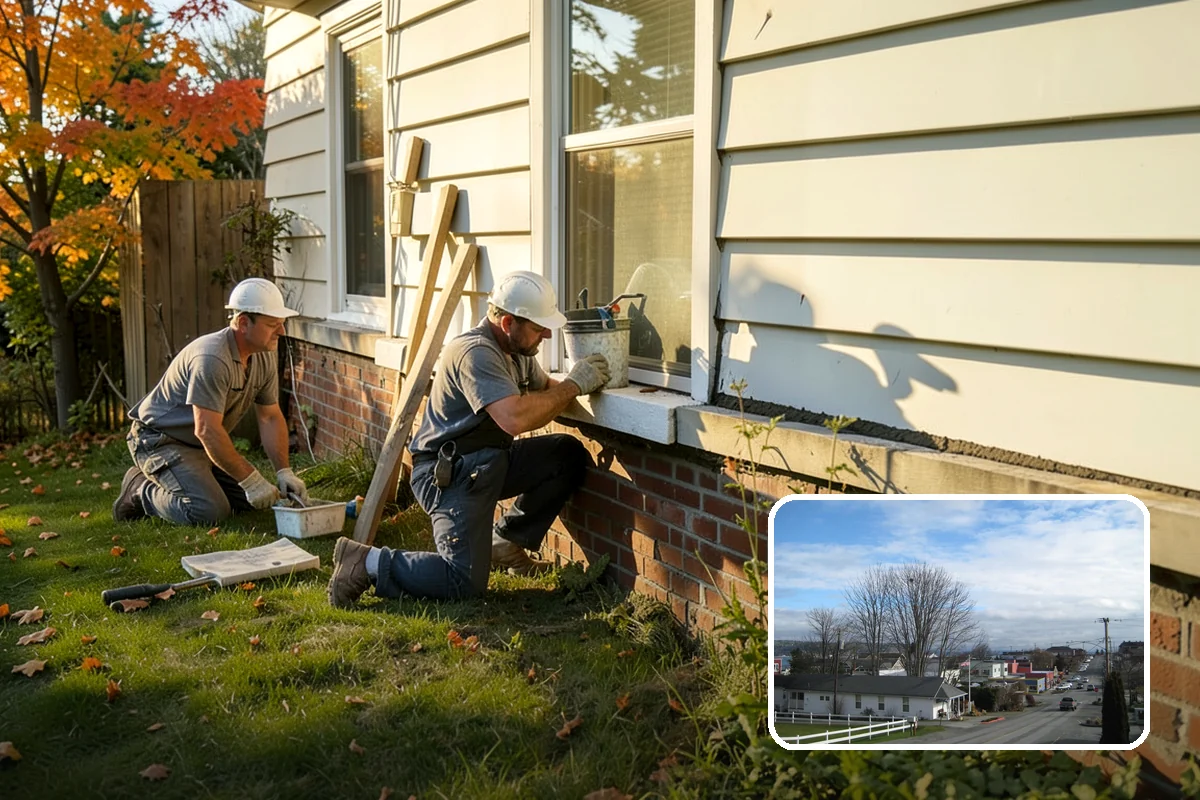 Mailbox Column Construction in Langley, Island County, WA - Upscale curb appeal at the street