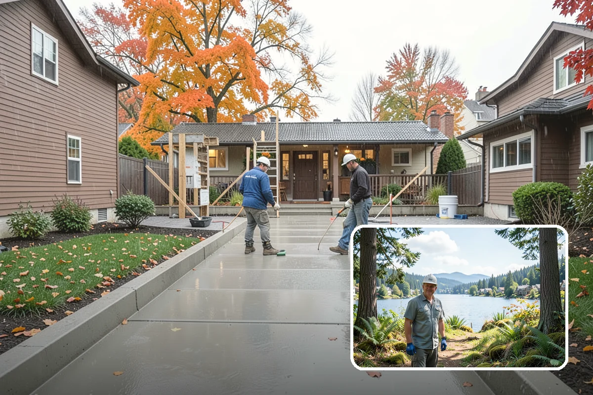 Mailbox Column Construction in Milton, King County, WA - Upscale curb appeal at the street